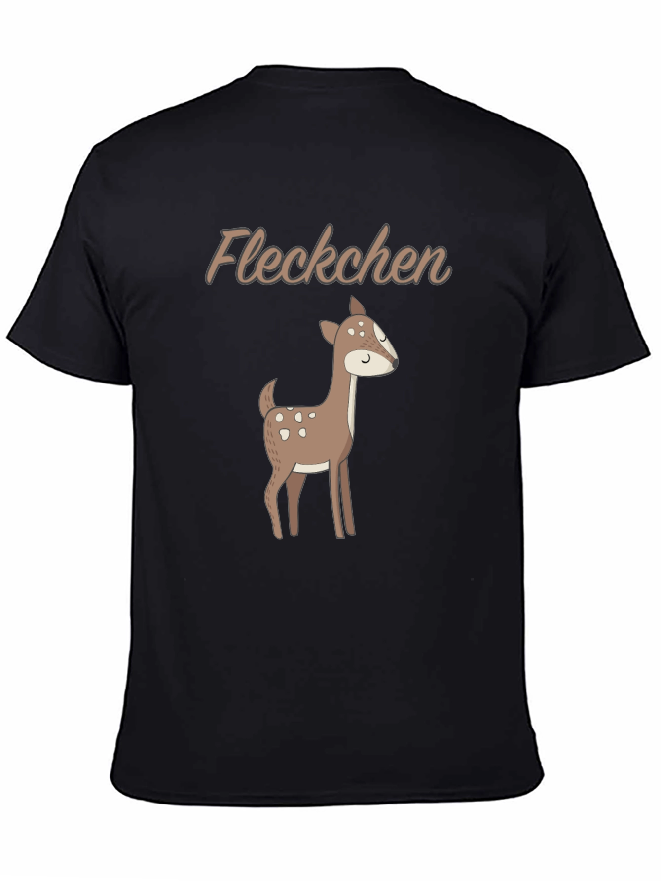 Cute Deer Graphic Tee - Fleckchen