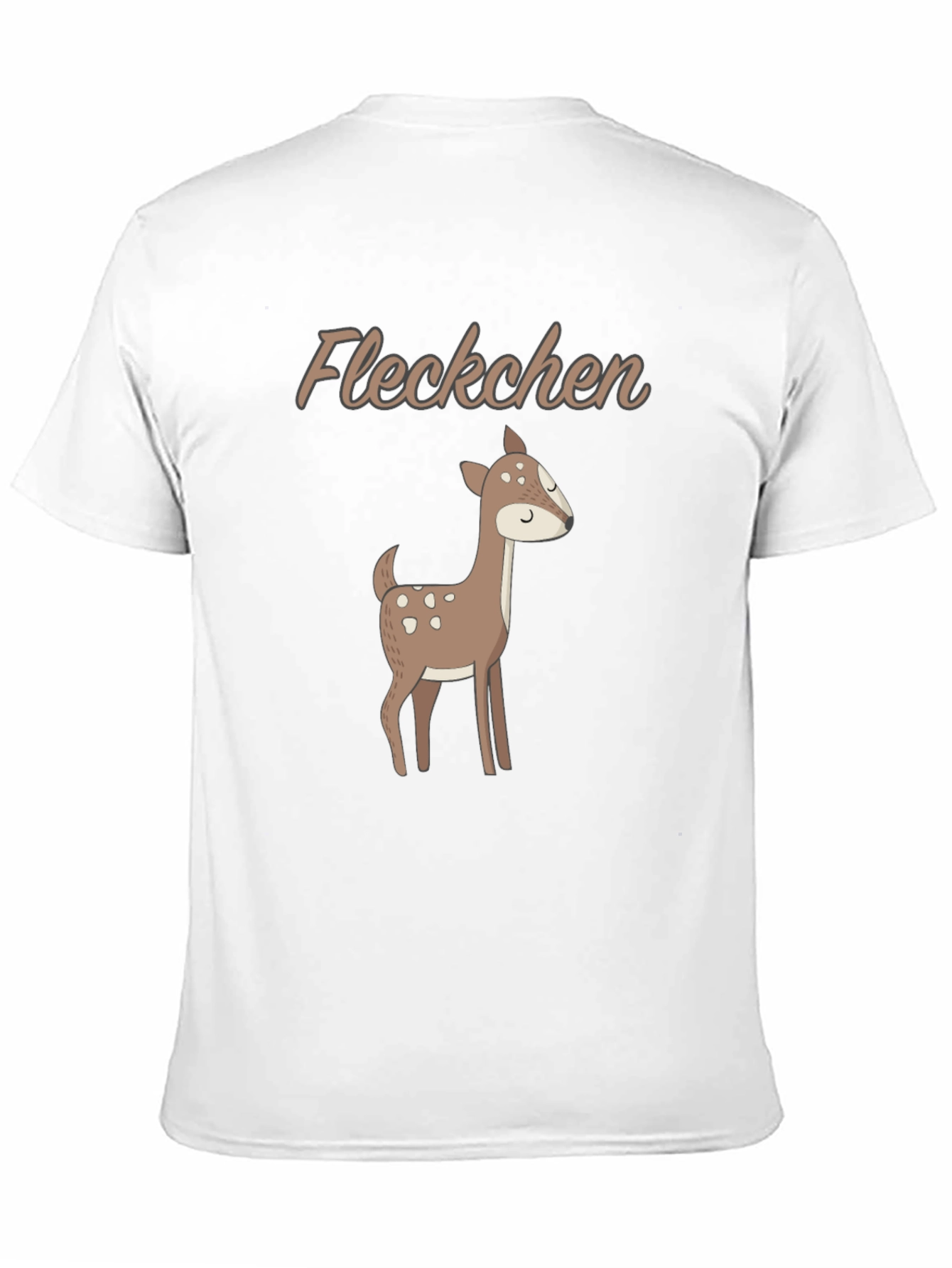 Cute Deer Graphic Tee - Fleckchen