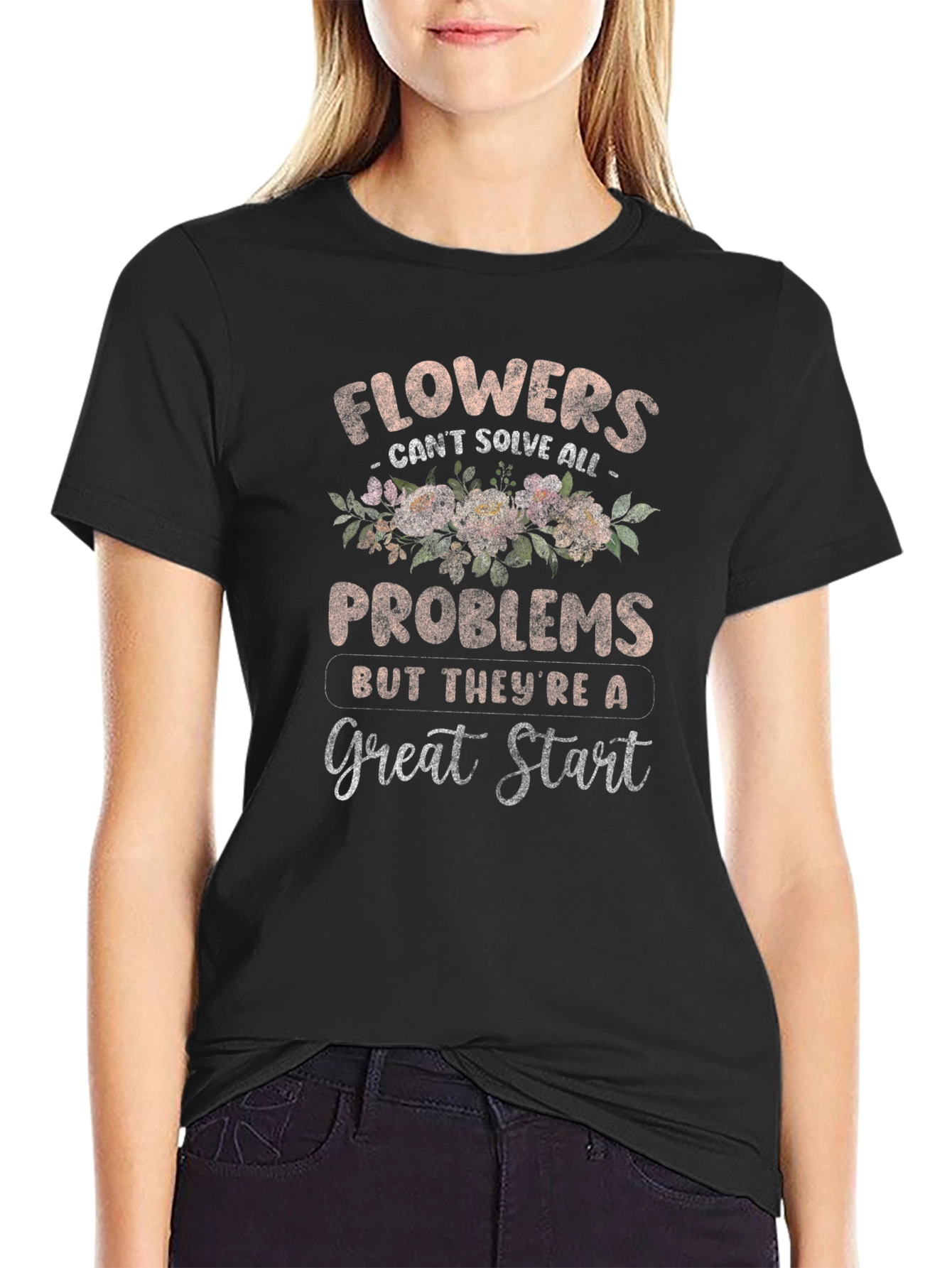 Flowers Solve Problems T-Shirt