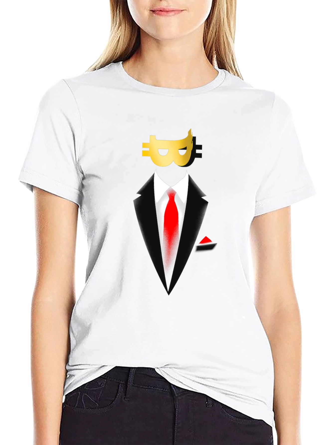 Bitcoin Suit T-Shirt - Crypto Style