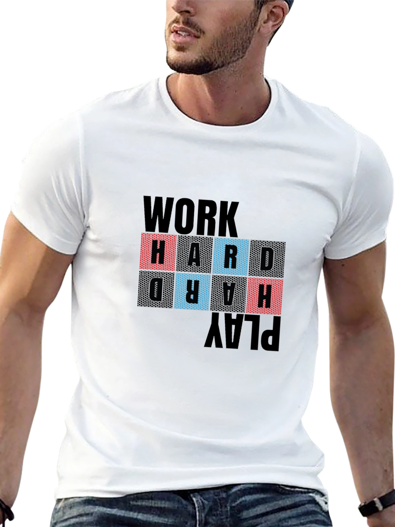 Work Hard Play Hard Graphic Tee