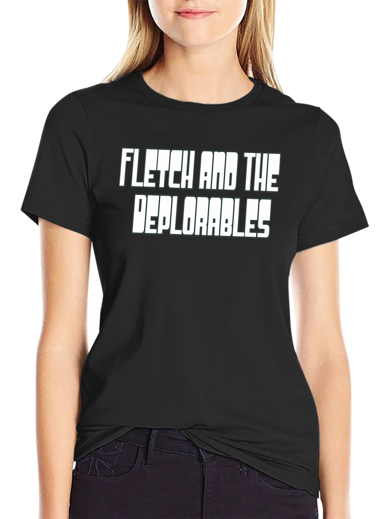 Fletch and The Deplorables Black T-Shirt