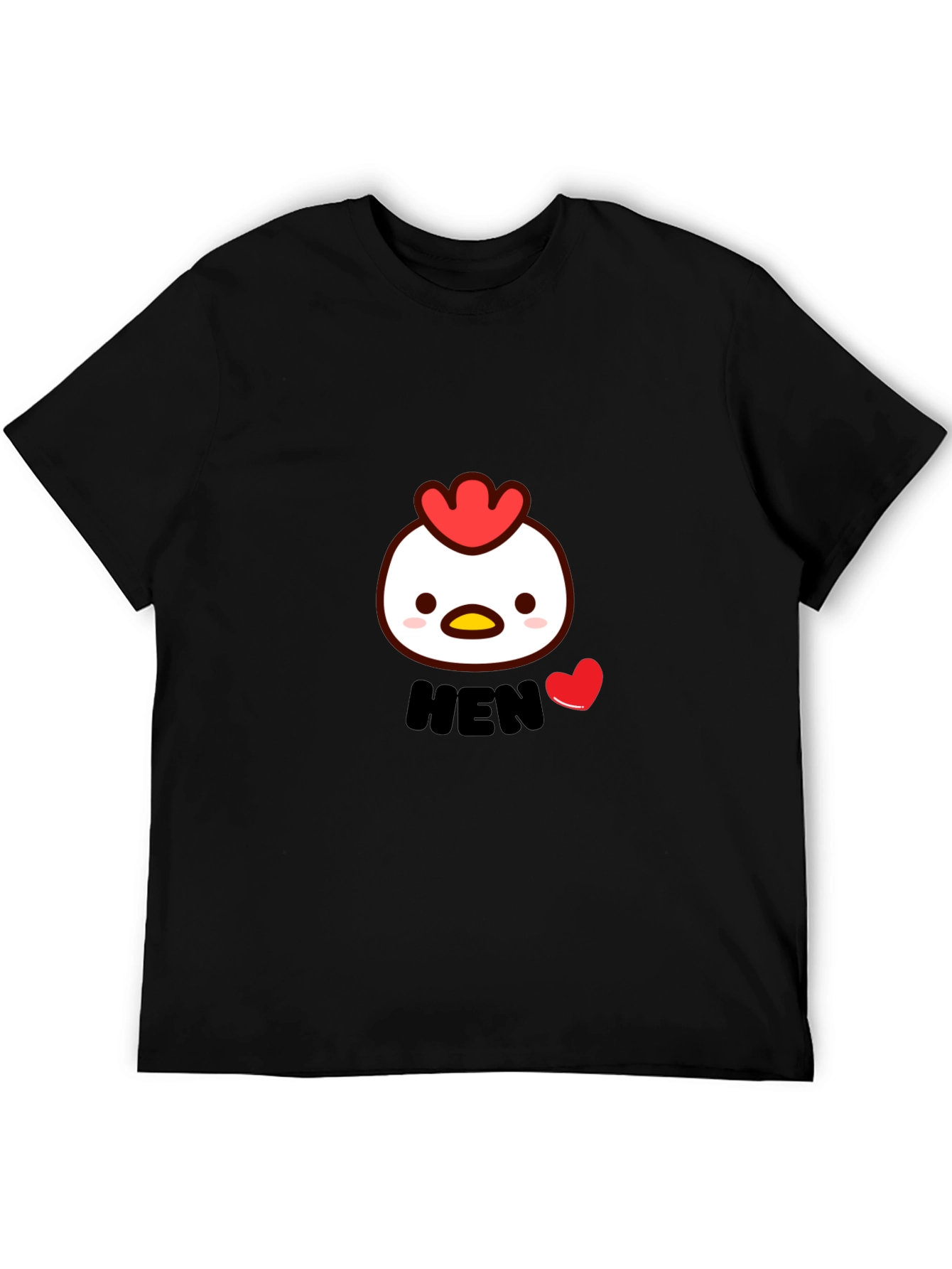 Cute Hen Graphic T-Shirt - Soft Cotton Blend
