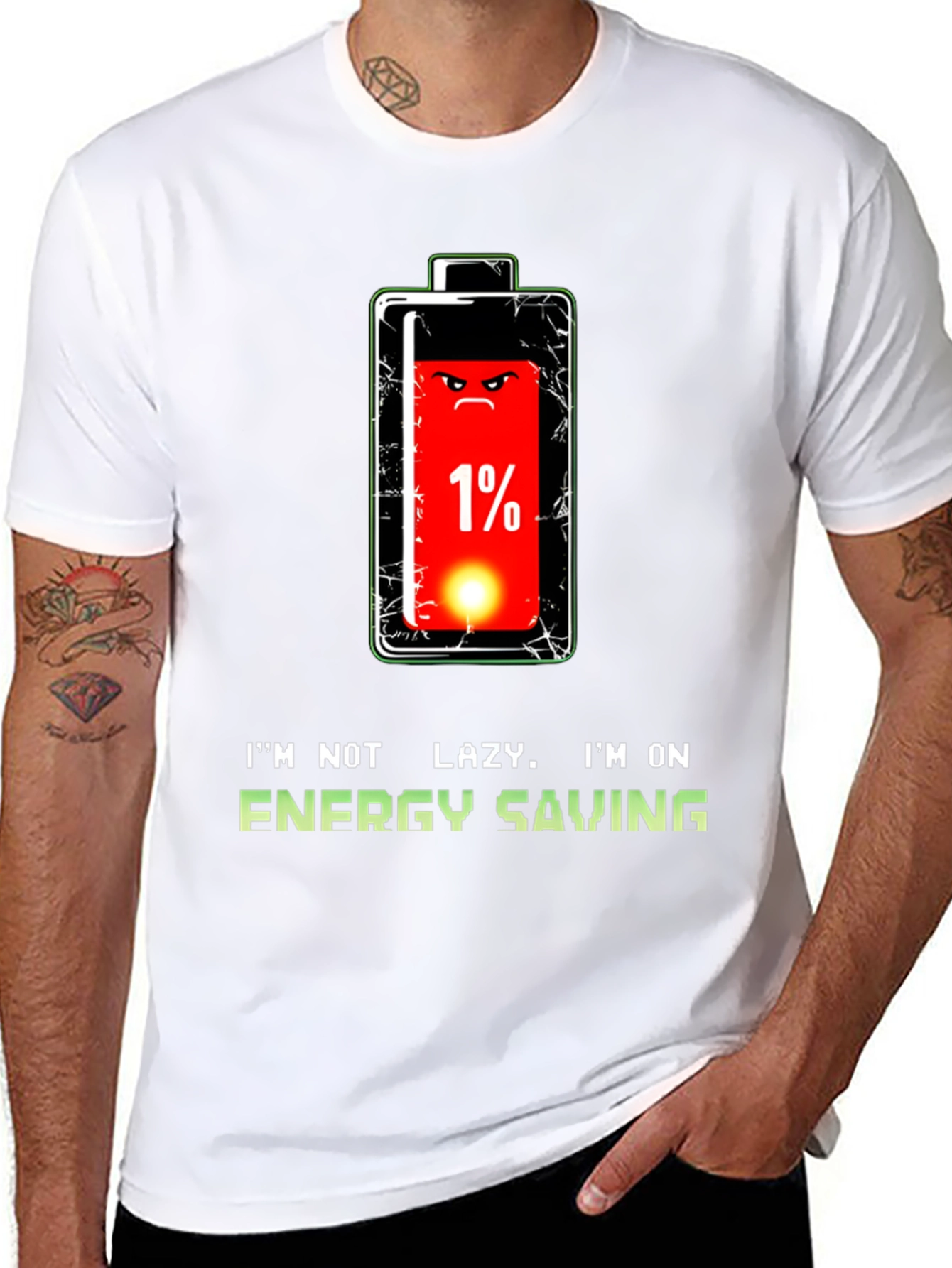 Funny Energy Saving Mode T-Shirt