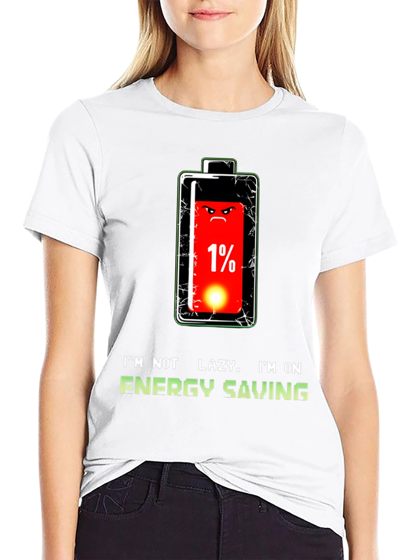 Funny Energy Saving Mode T-Shirt
