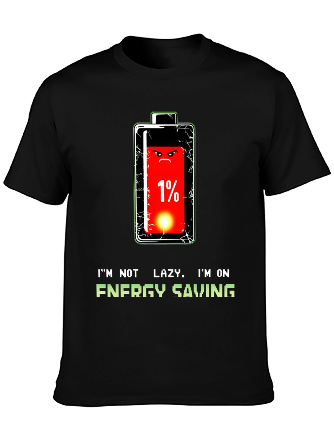 Funny Energy Saving Mode T-Shirt