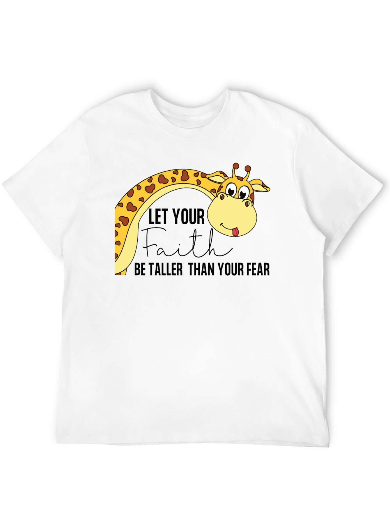 Faith Over Fear Giraffe Tee