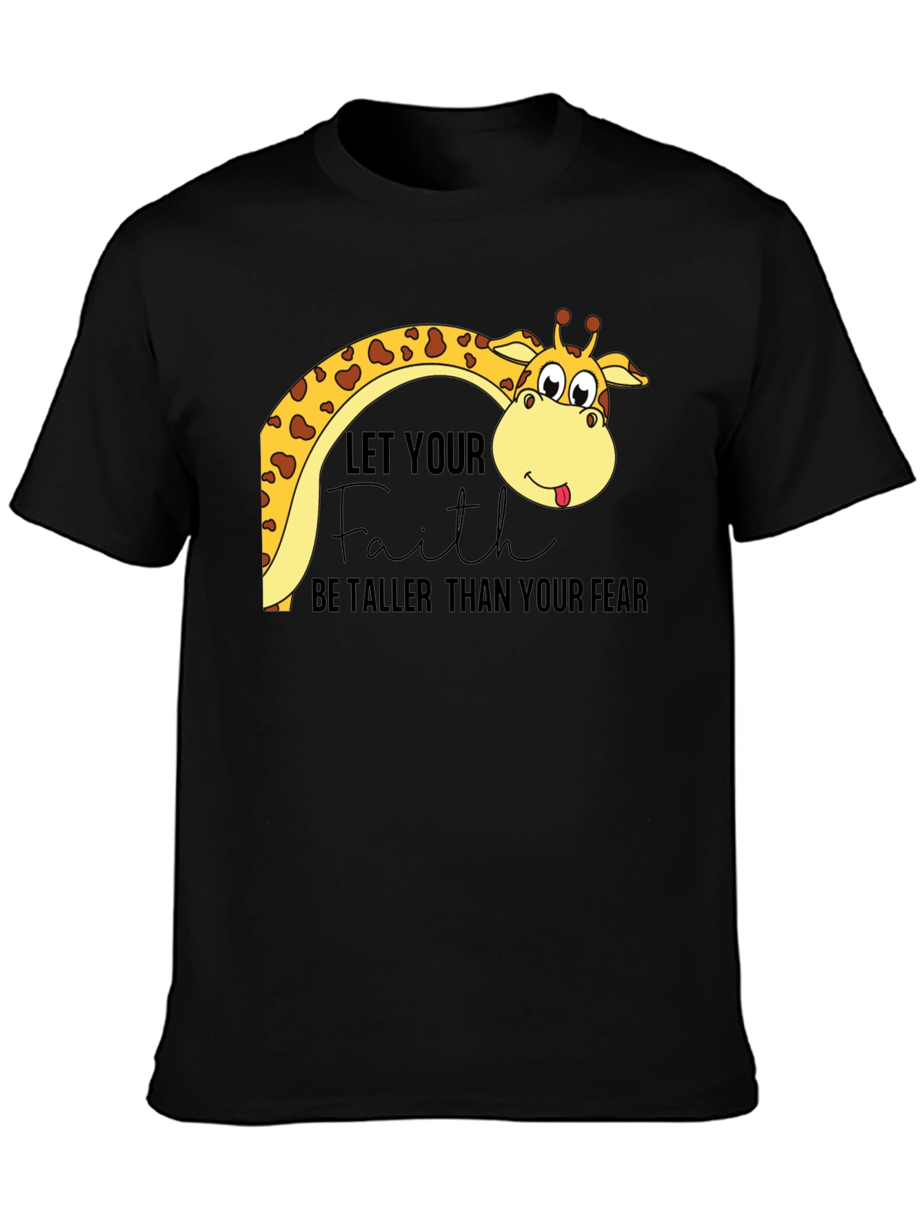 Faith Over Fear Giraffe Tee