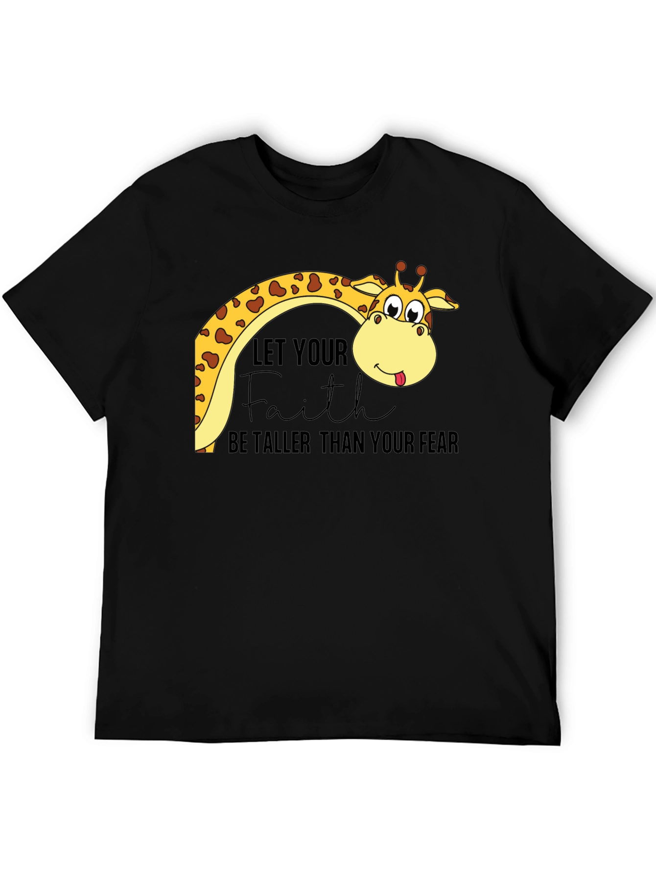 Faith Over Fear Giraffe Tee
