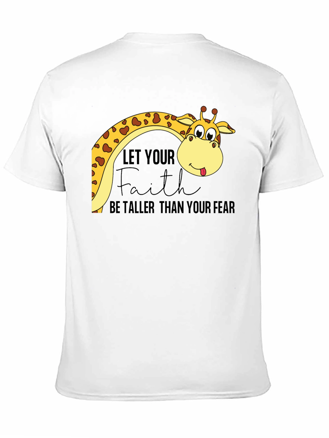 Faith Over Fear Giraffe Tee