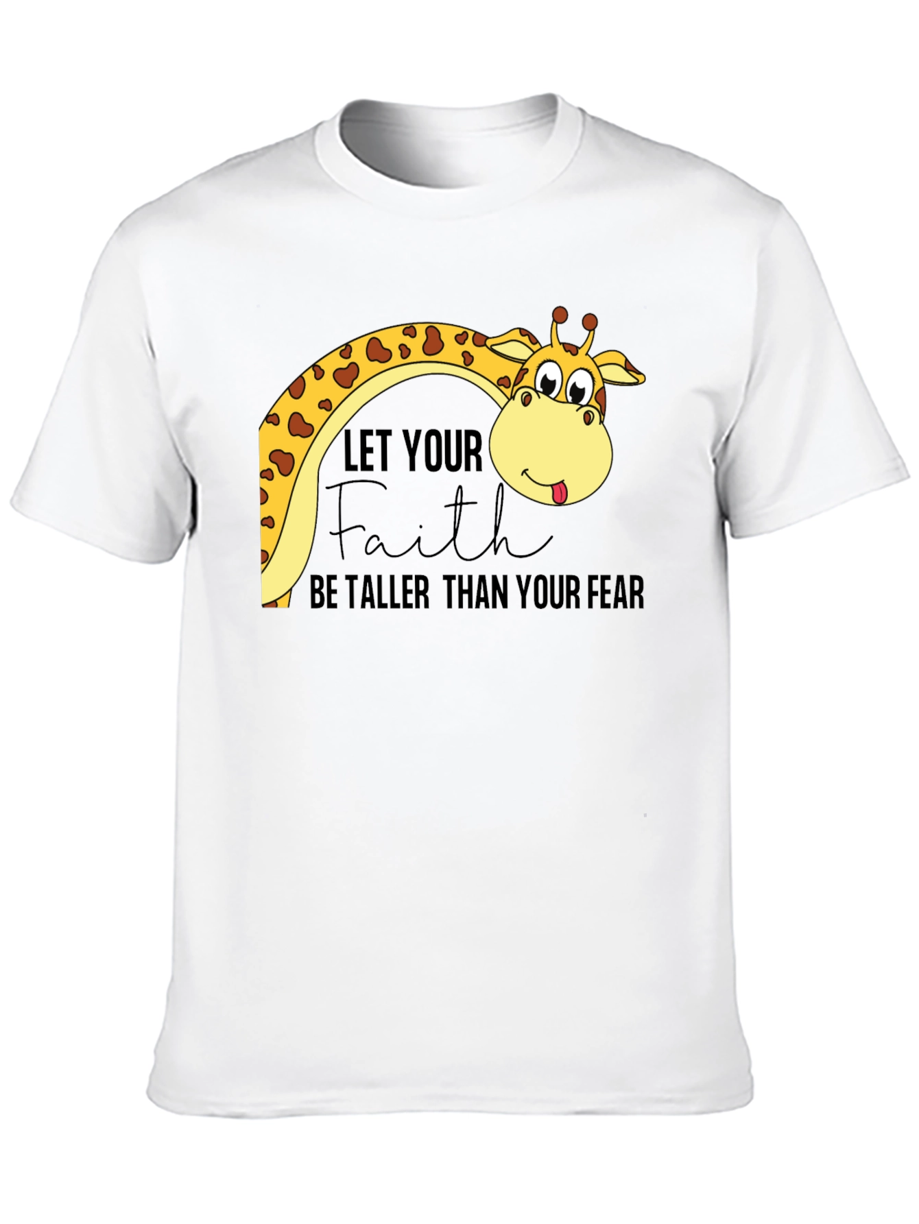 Faith Over Fear Giraffe Tee