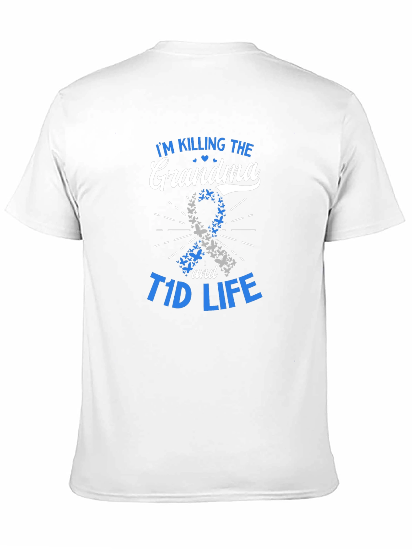 Im Killing The Grandma T1D Life Black T-Shirt