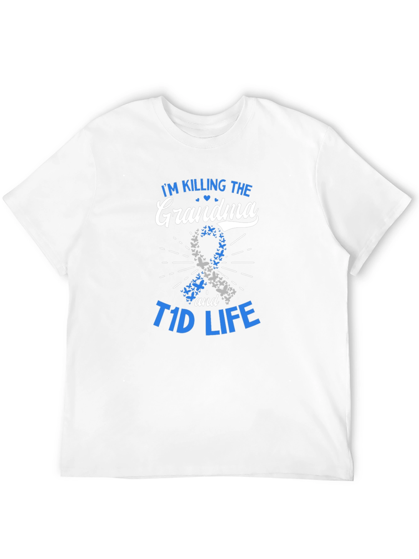 Im Killing The Grandma T1D Life Black T-Shirt