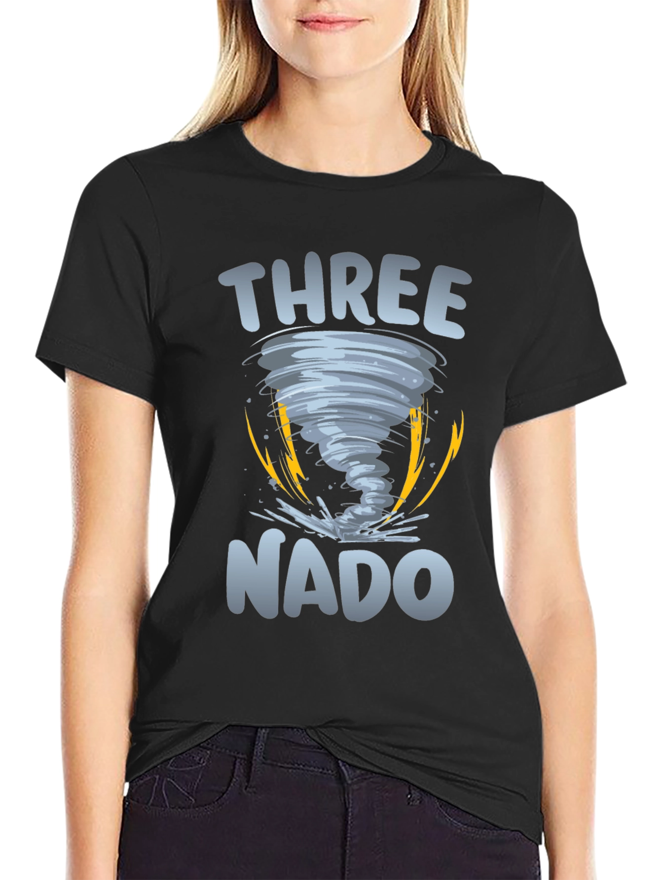 Three-nado Birthday T-Shirt - Weather Themed Party