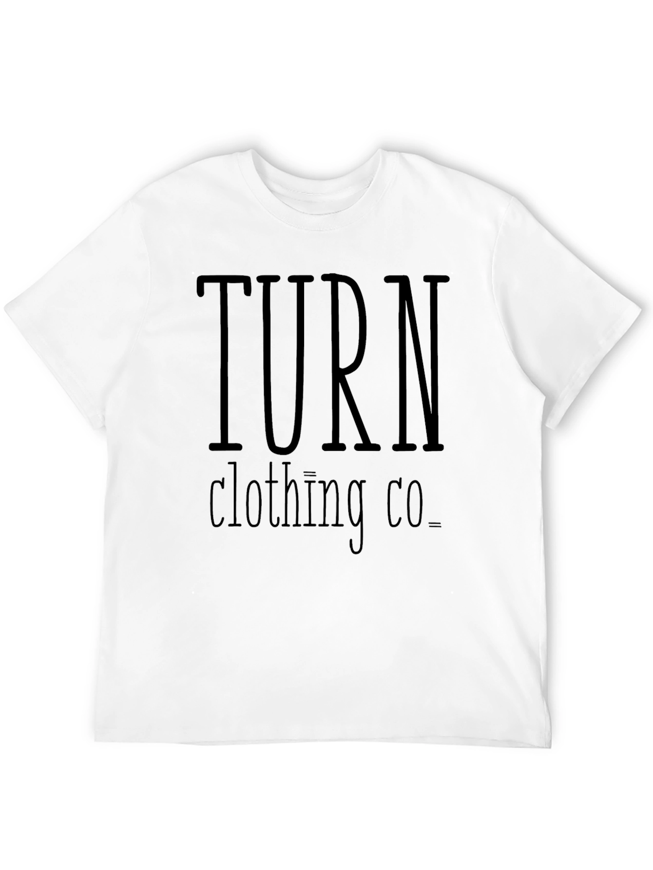 TURN Clothing Co. Black Graphic Tee