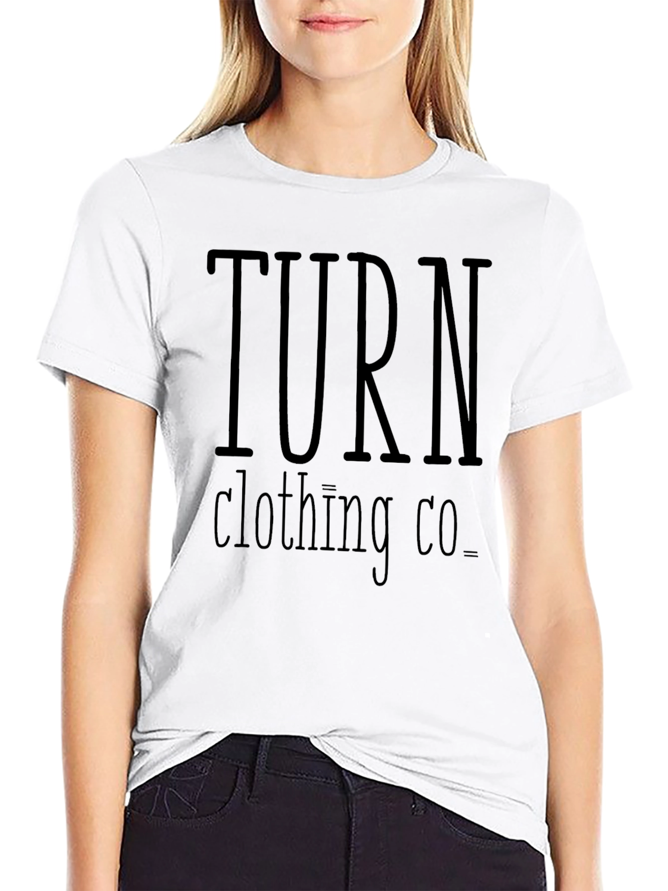 TURN Clothing Co. Black Graphic Tee