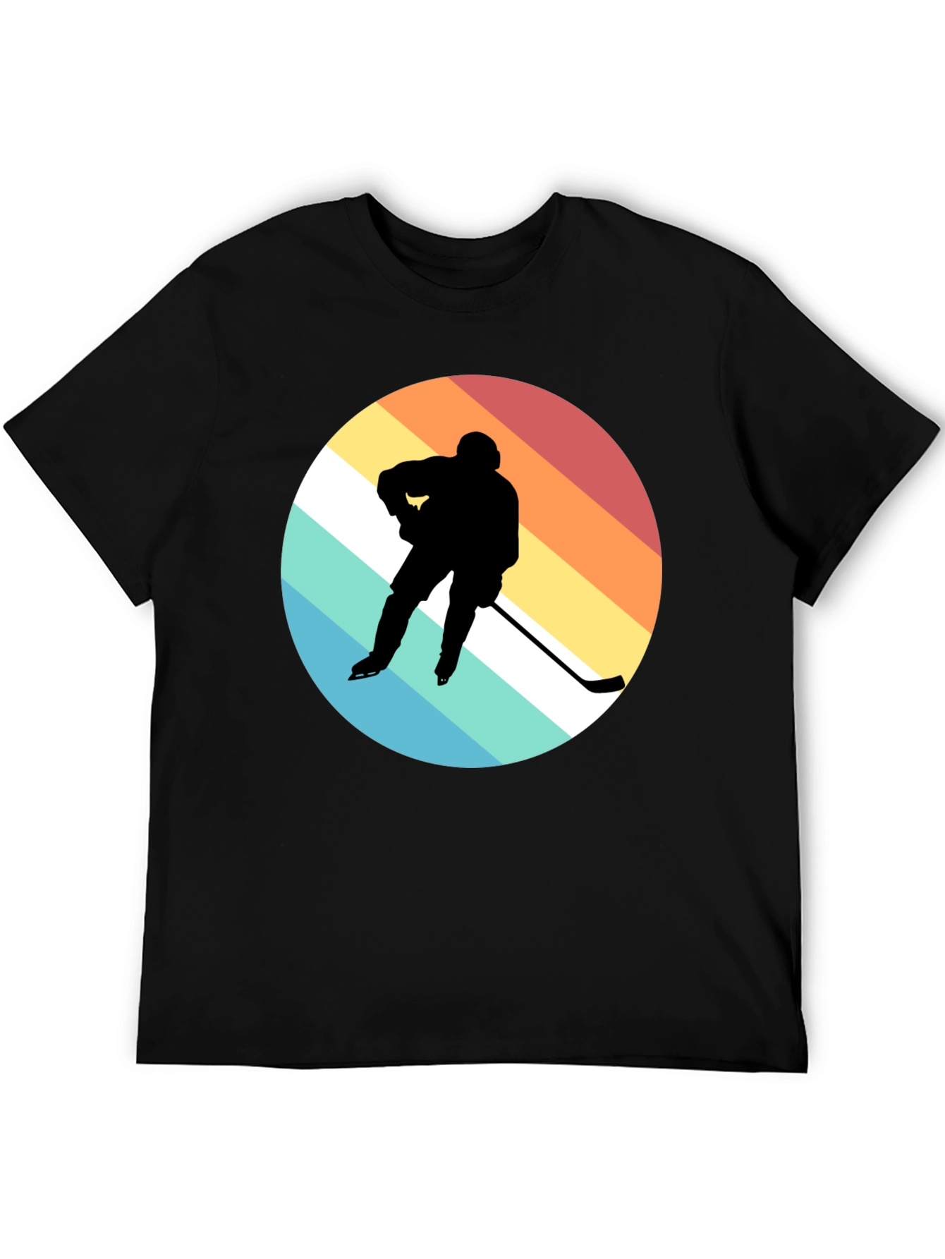 Hockey Player Retro T-Shirt