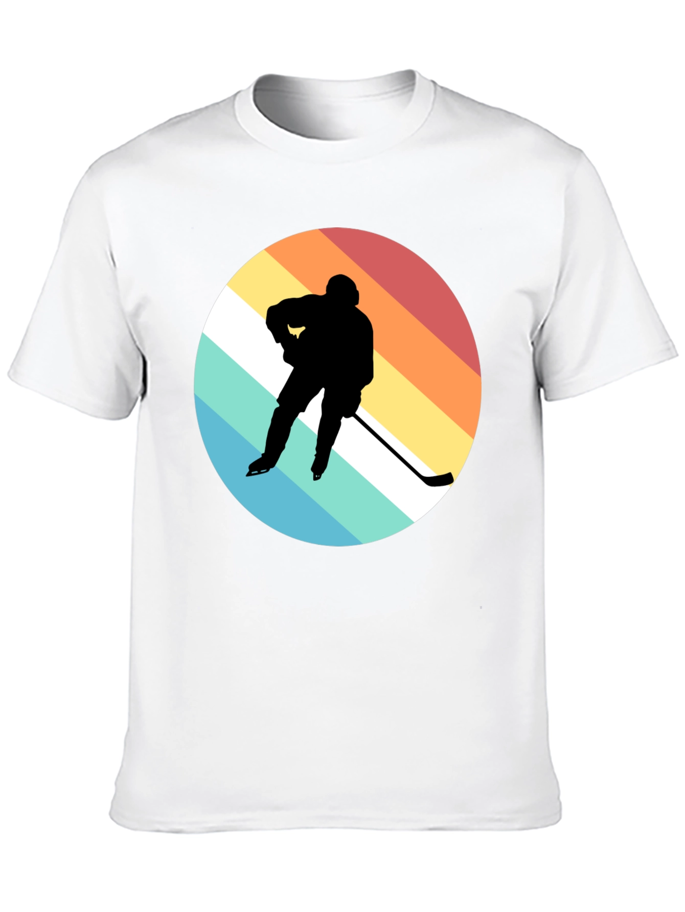 Hockey Player Retro T-Shirt