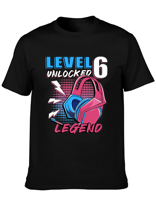 Level 6 Unlocked Legend Gamer T-Shirt