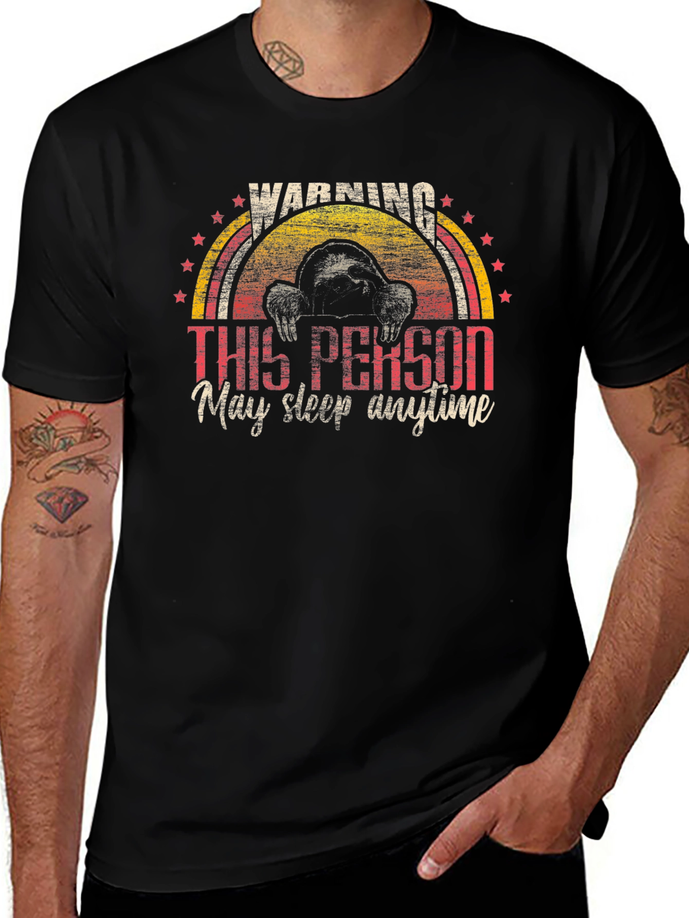 Warning: May Sleep Anytime T-Shirt