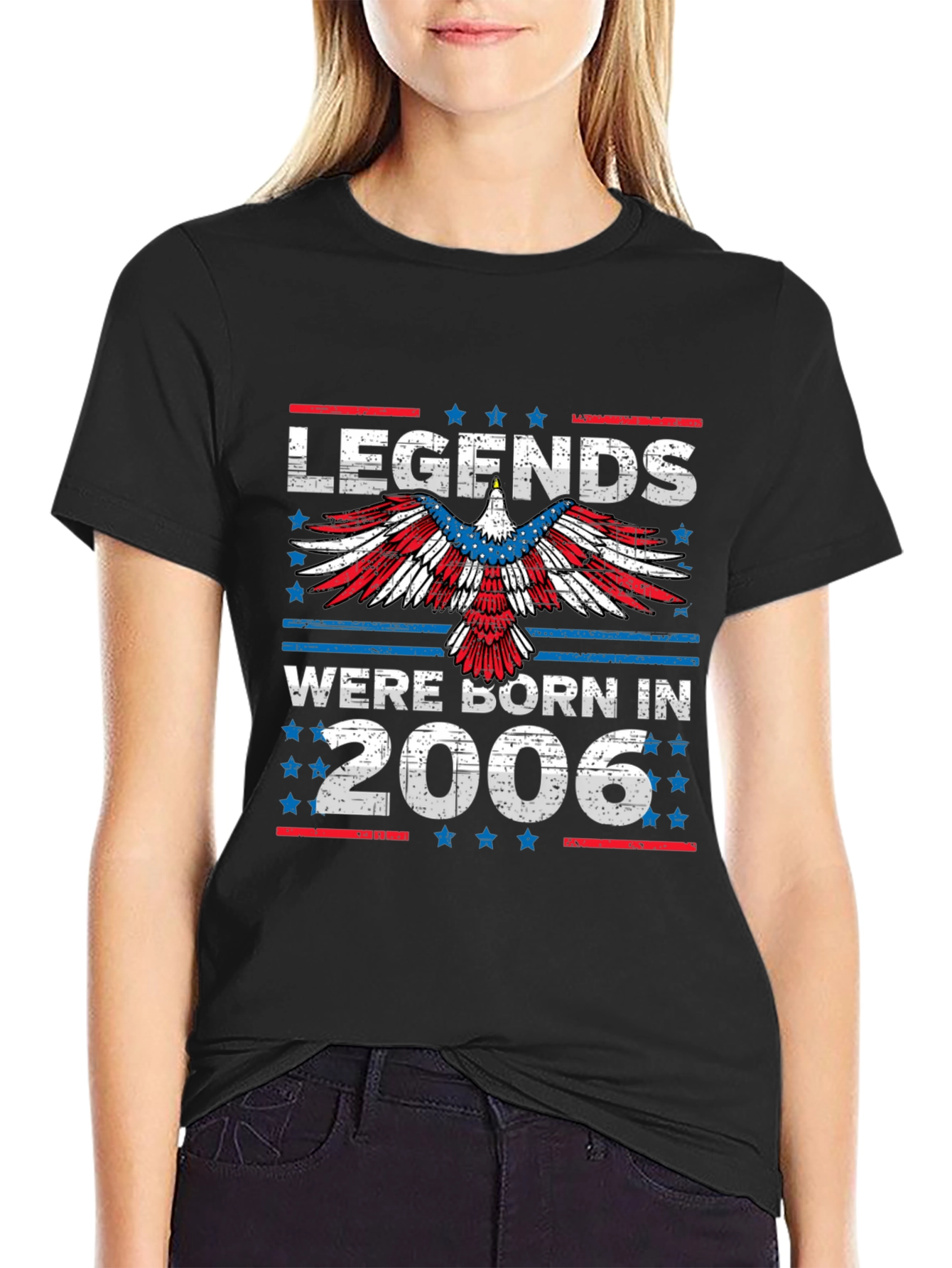 Legends Born in 2006 Patriotic T-Shirt