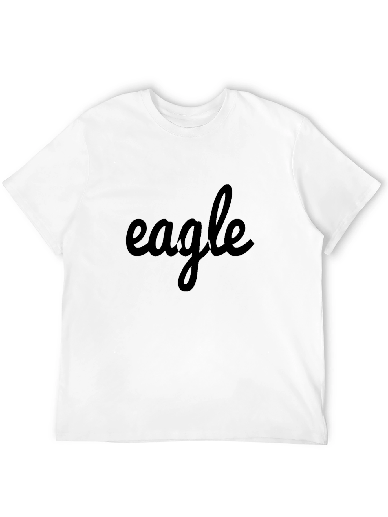 Mens Black Eagle Graphic T-Shirt