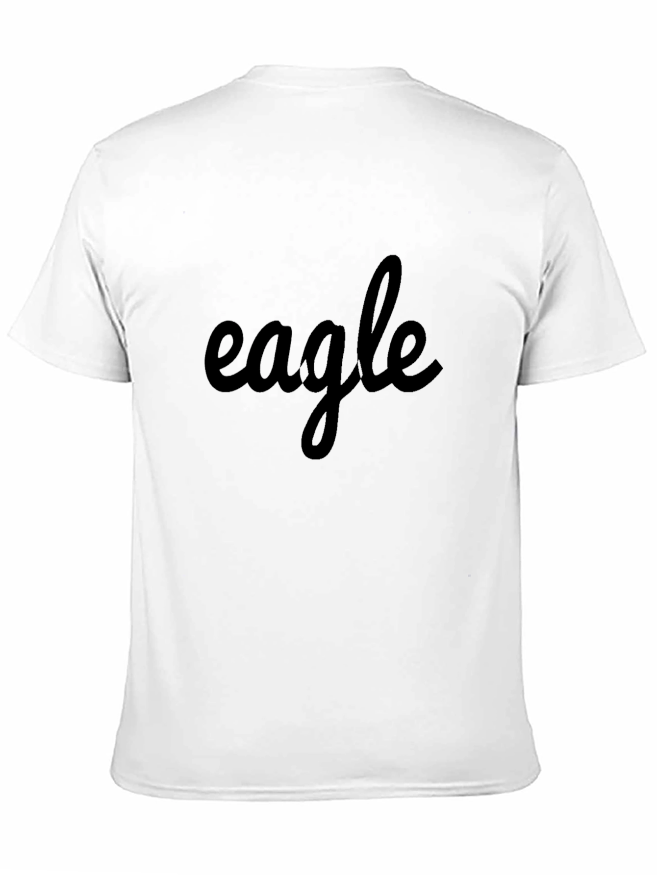 Mens Black Eagle Graphic T-Shirt