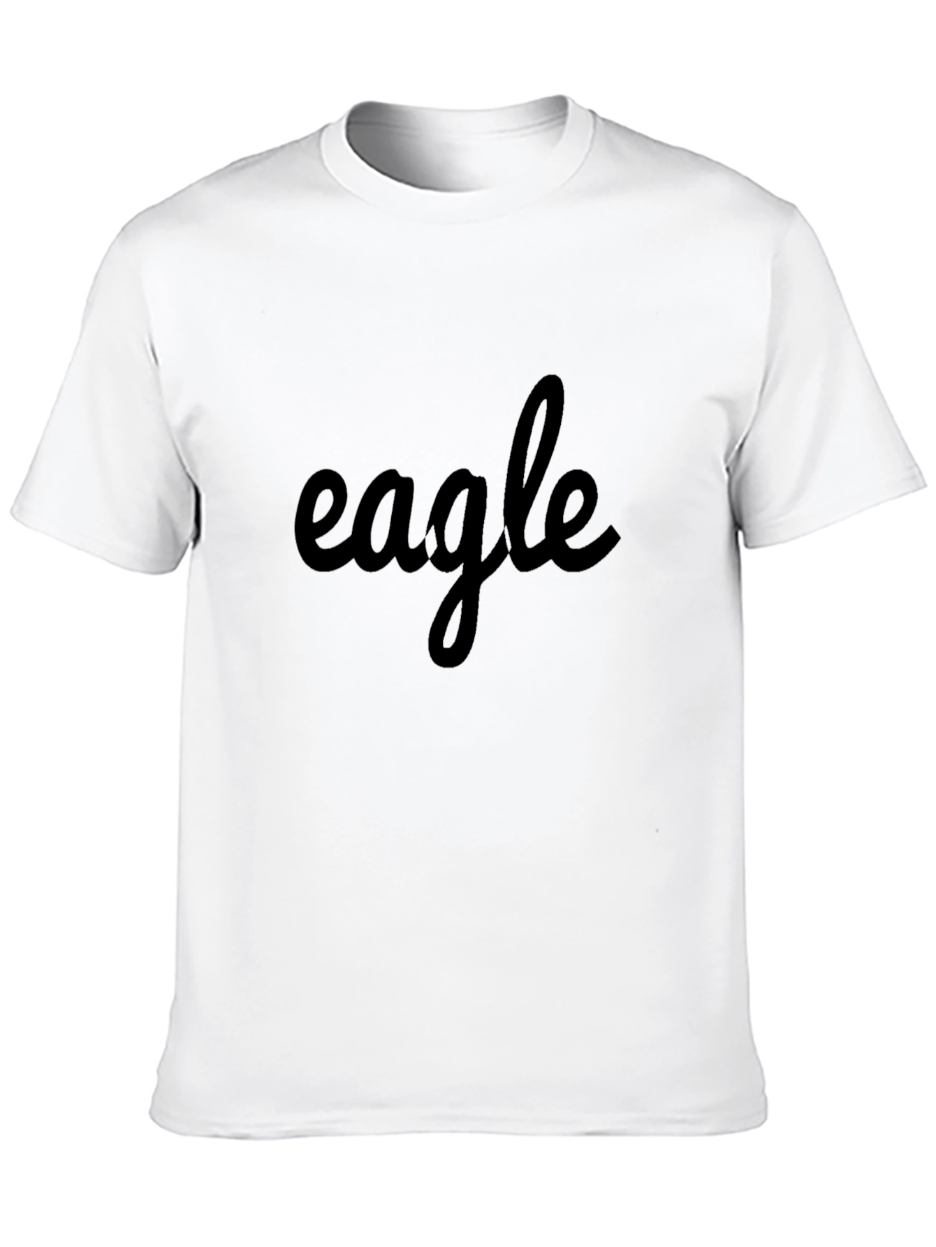 Mens Black Eagle Graphic T-Shirt