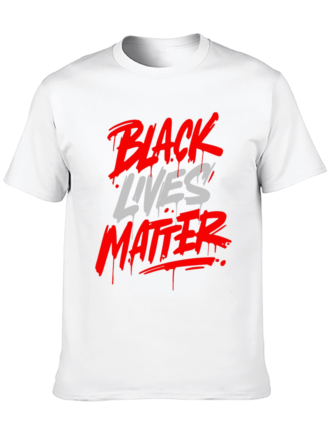 Black Lives Matter Graphic Tee - Mens Fashion