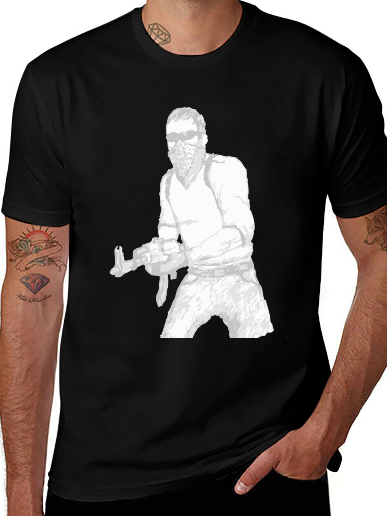 Urban Enforcer Graphic Tee - Black