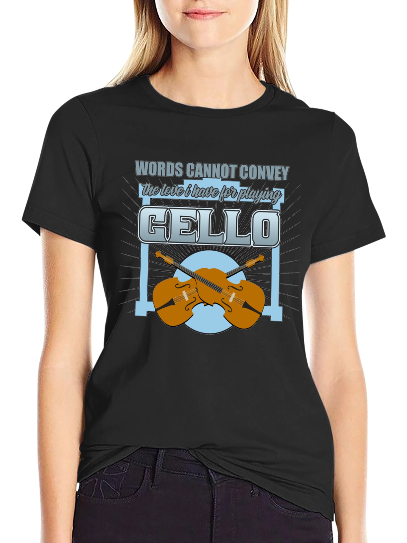 Cello Lover T-Shirt - Music Player Gift