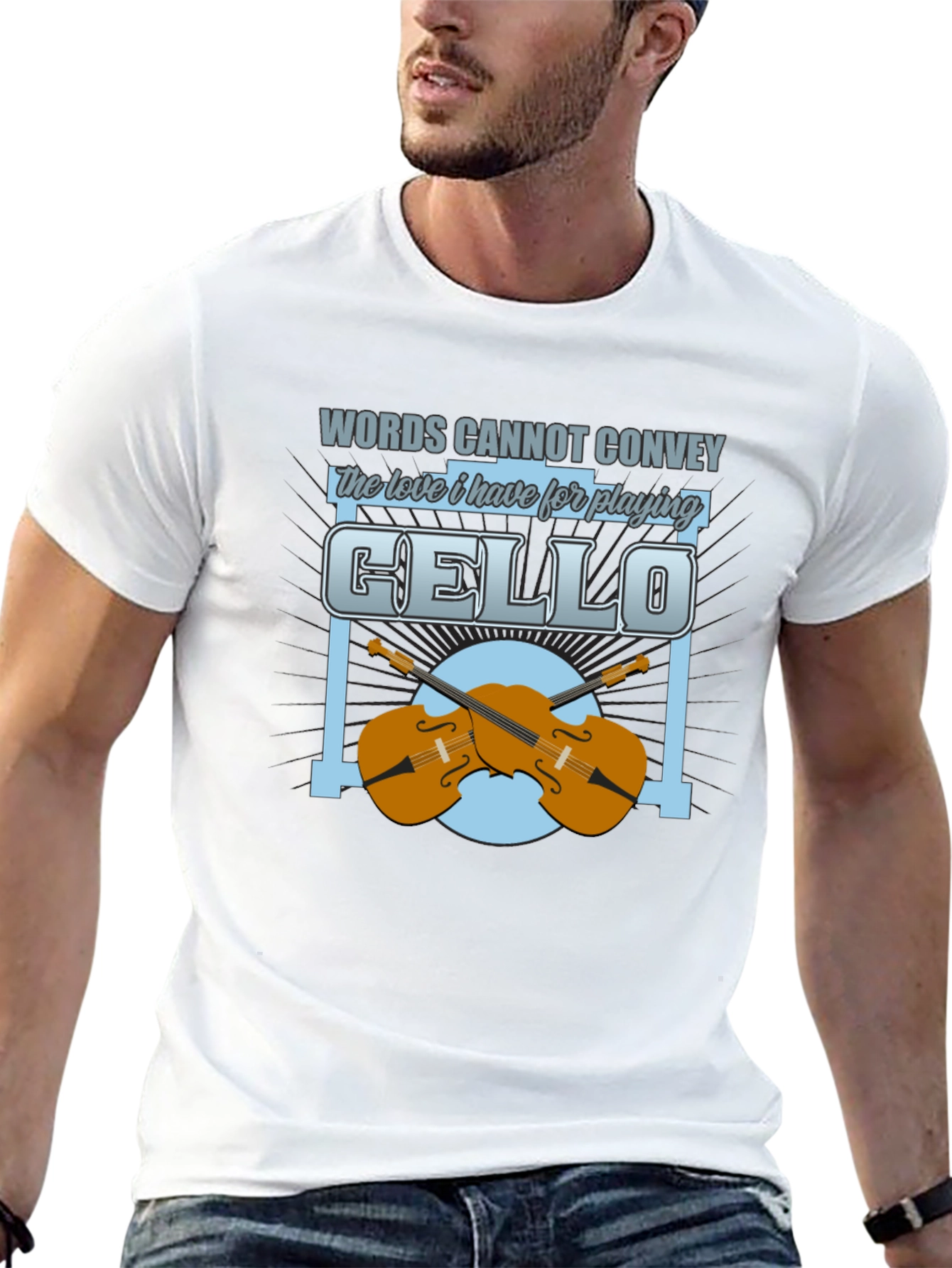 Cello Lover T-Shirt - Music Player Gift