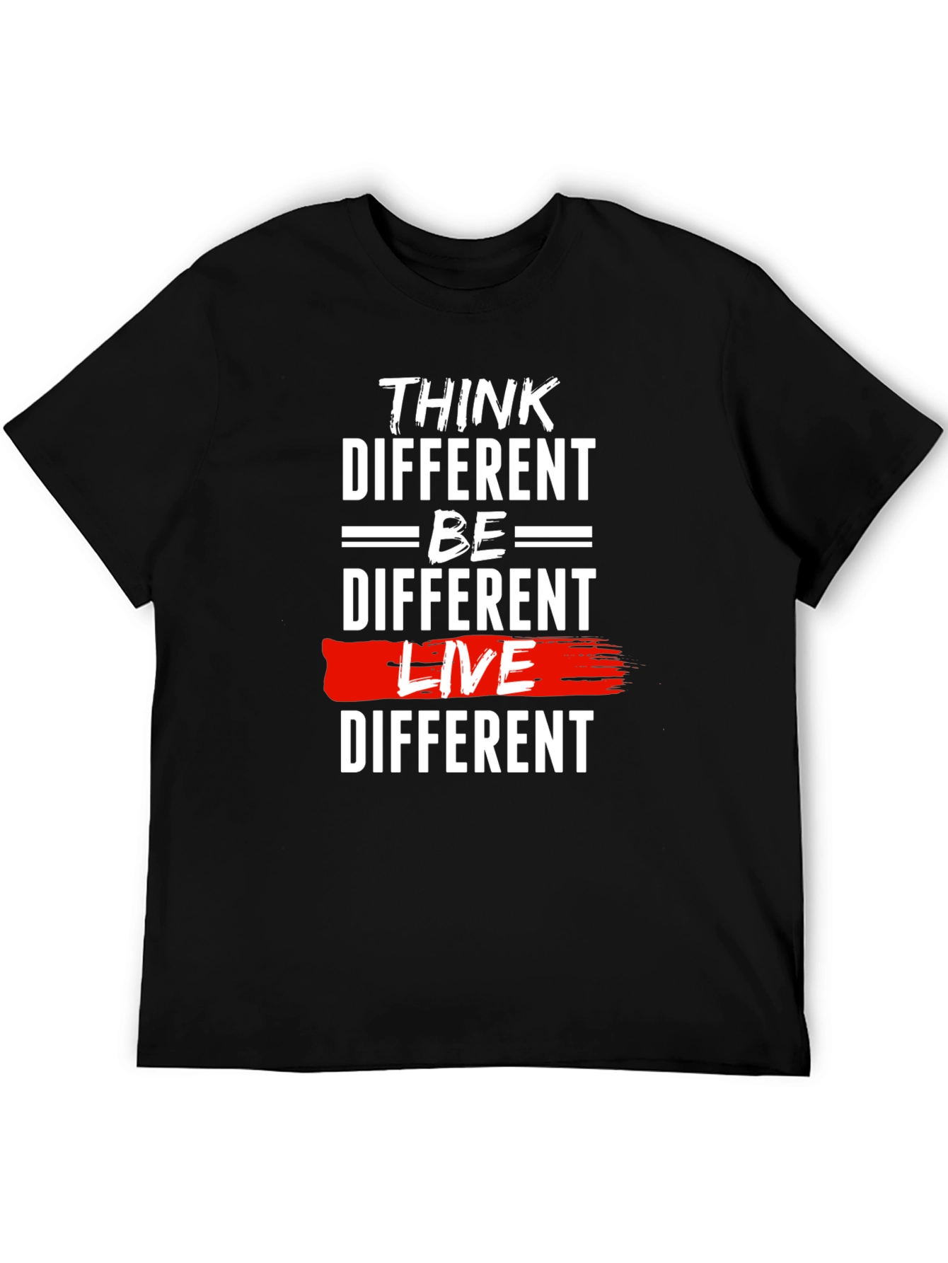 Think Different Graphic Tee - Black