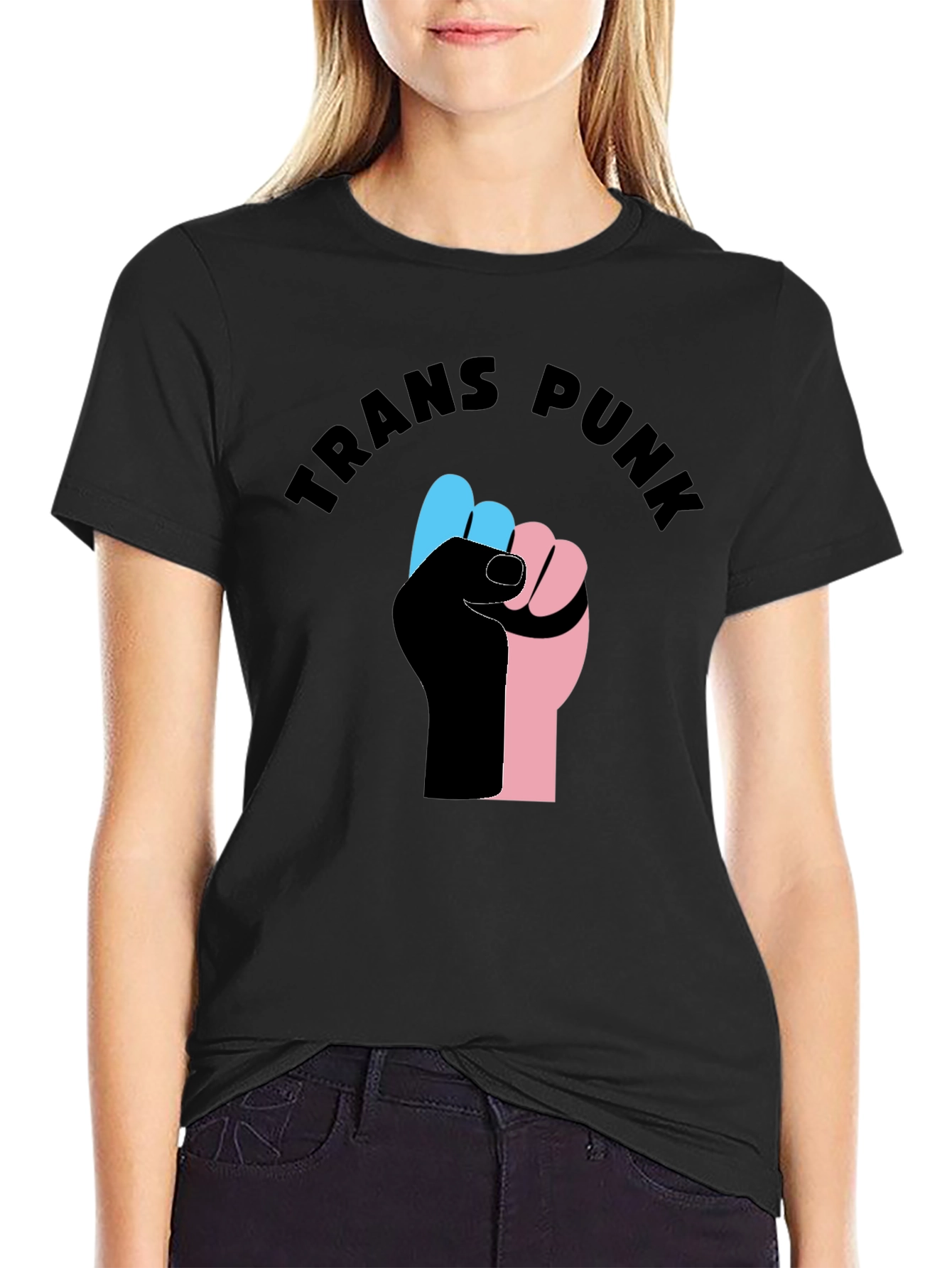Trans Punk T-Shirt - Black