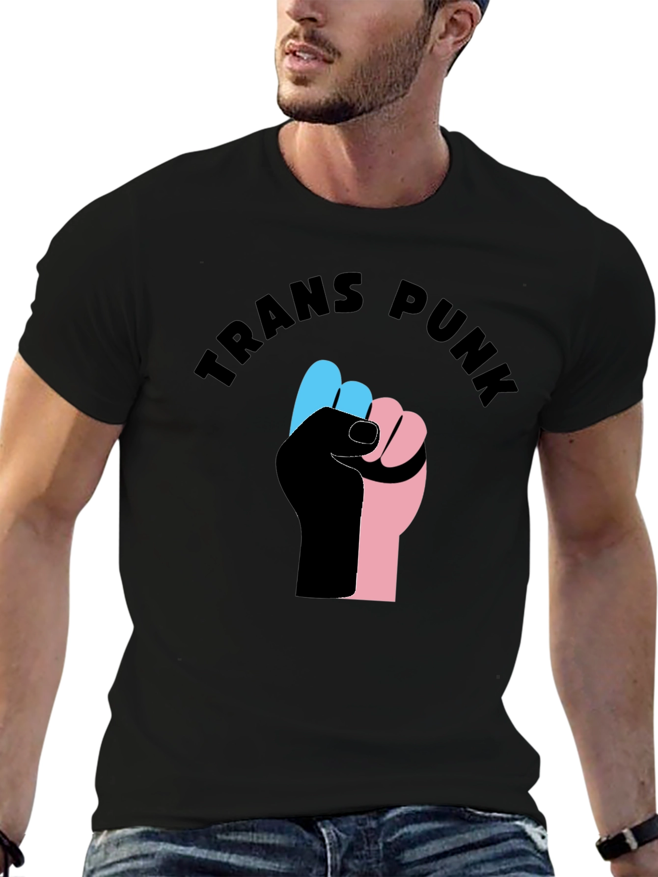 Trans Punk T-Shirt - Black