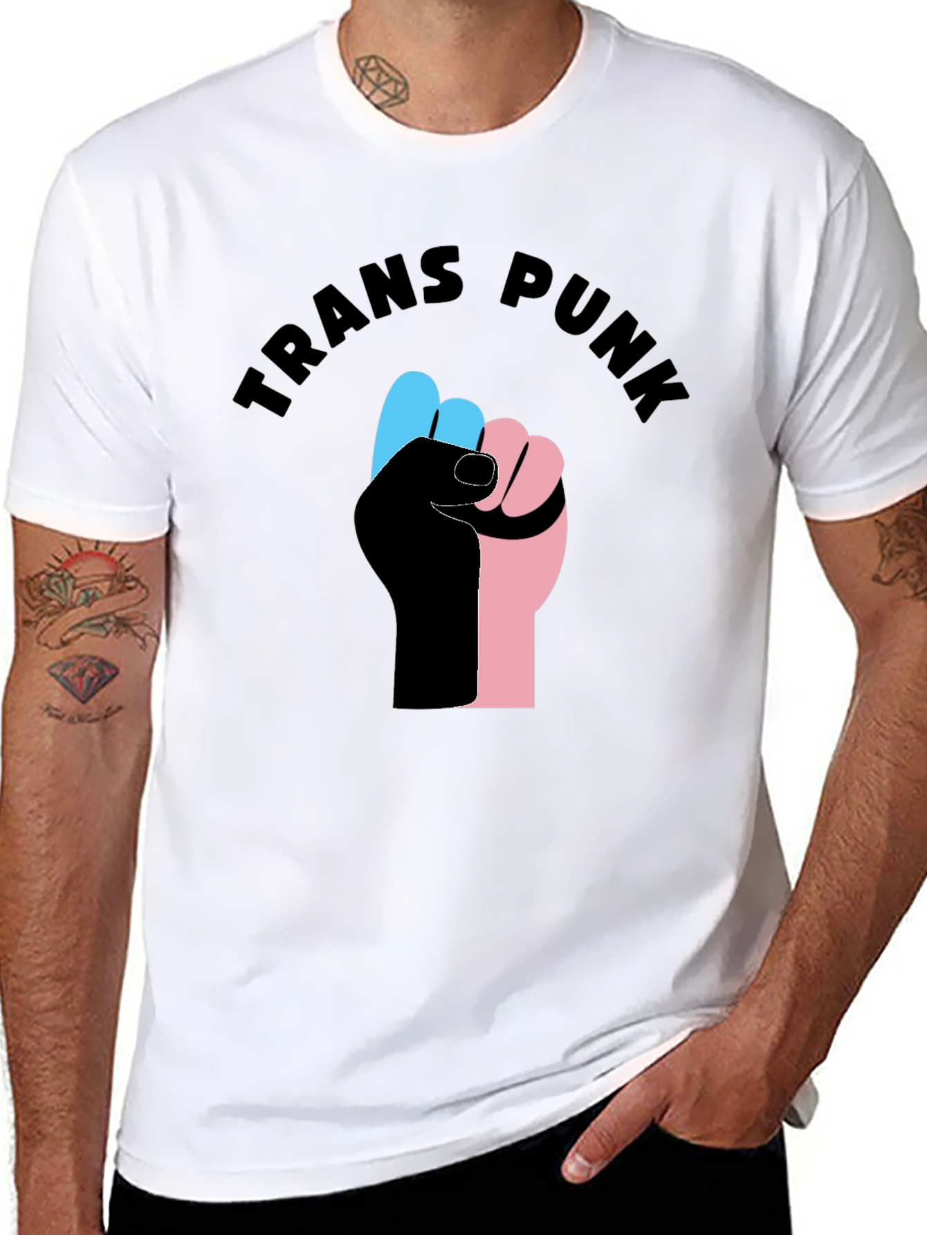 Trans Punk T-Shirt - Black