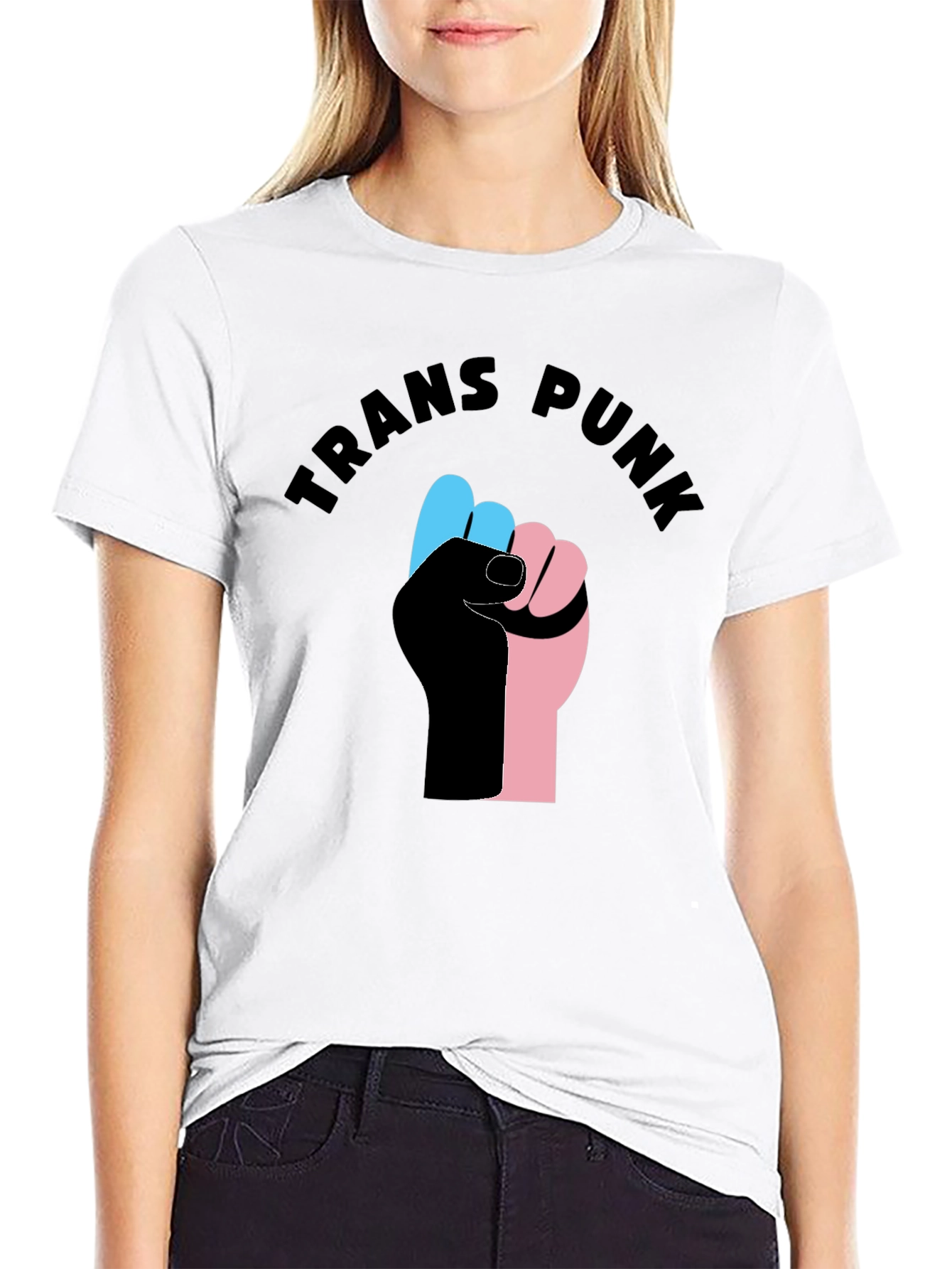 Trans Punk T-Shirt - Black