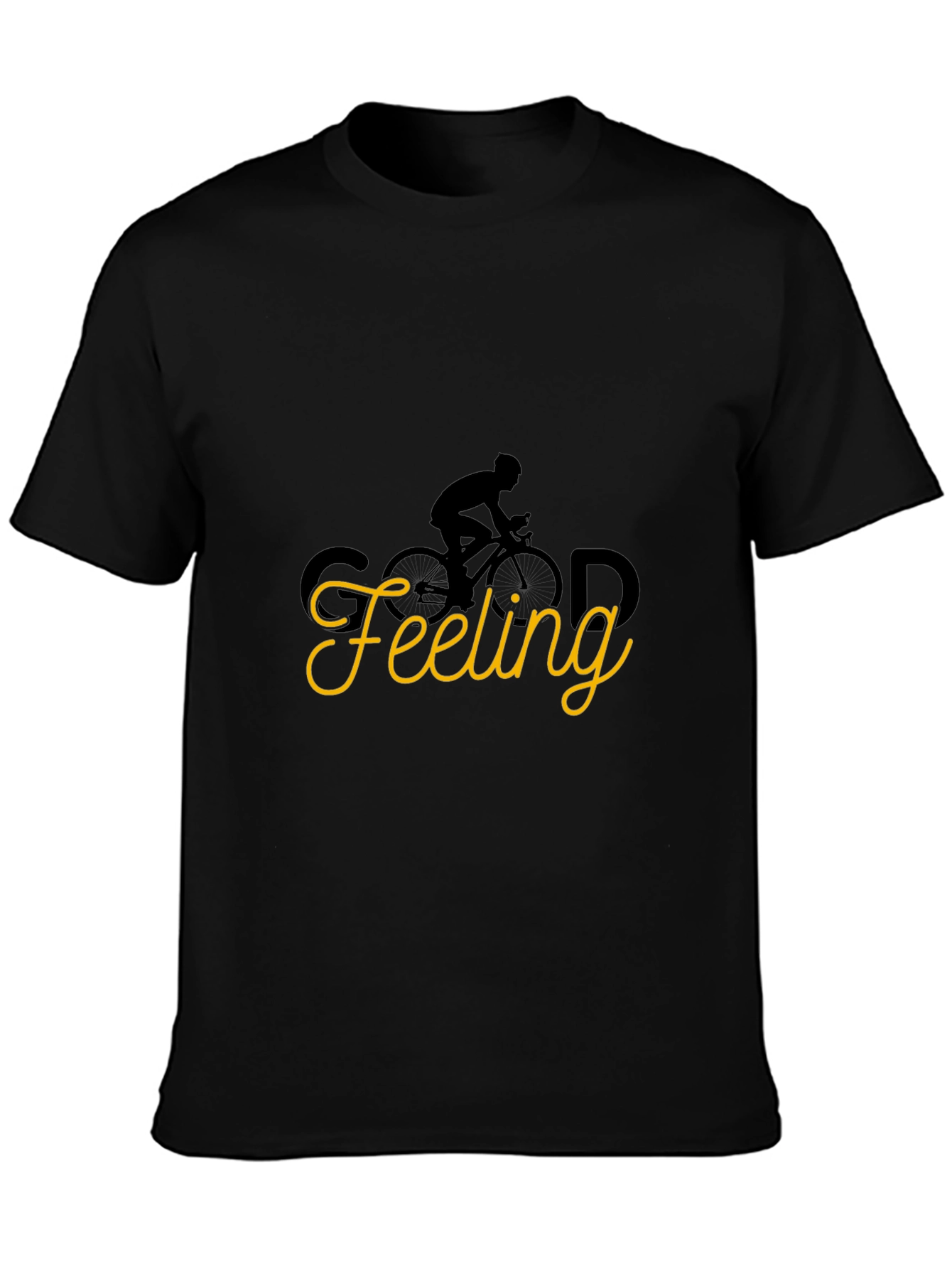 Good Feeling Cycling Graphic Tee - Black