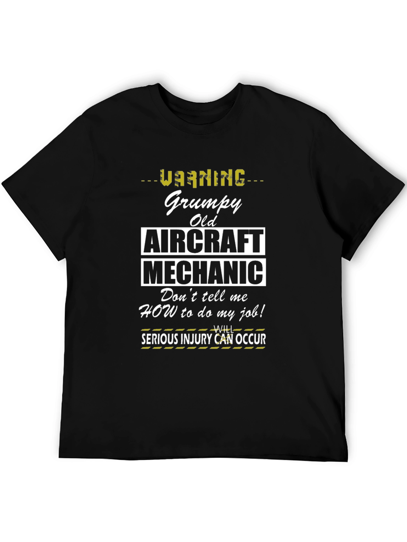 Grumpy Old Aircraft Mechanic T-Shirt