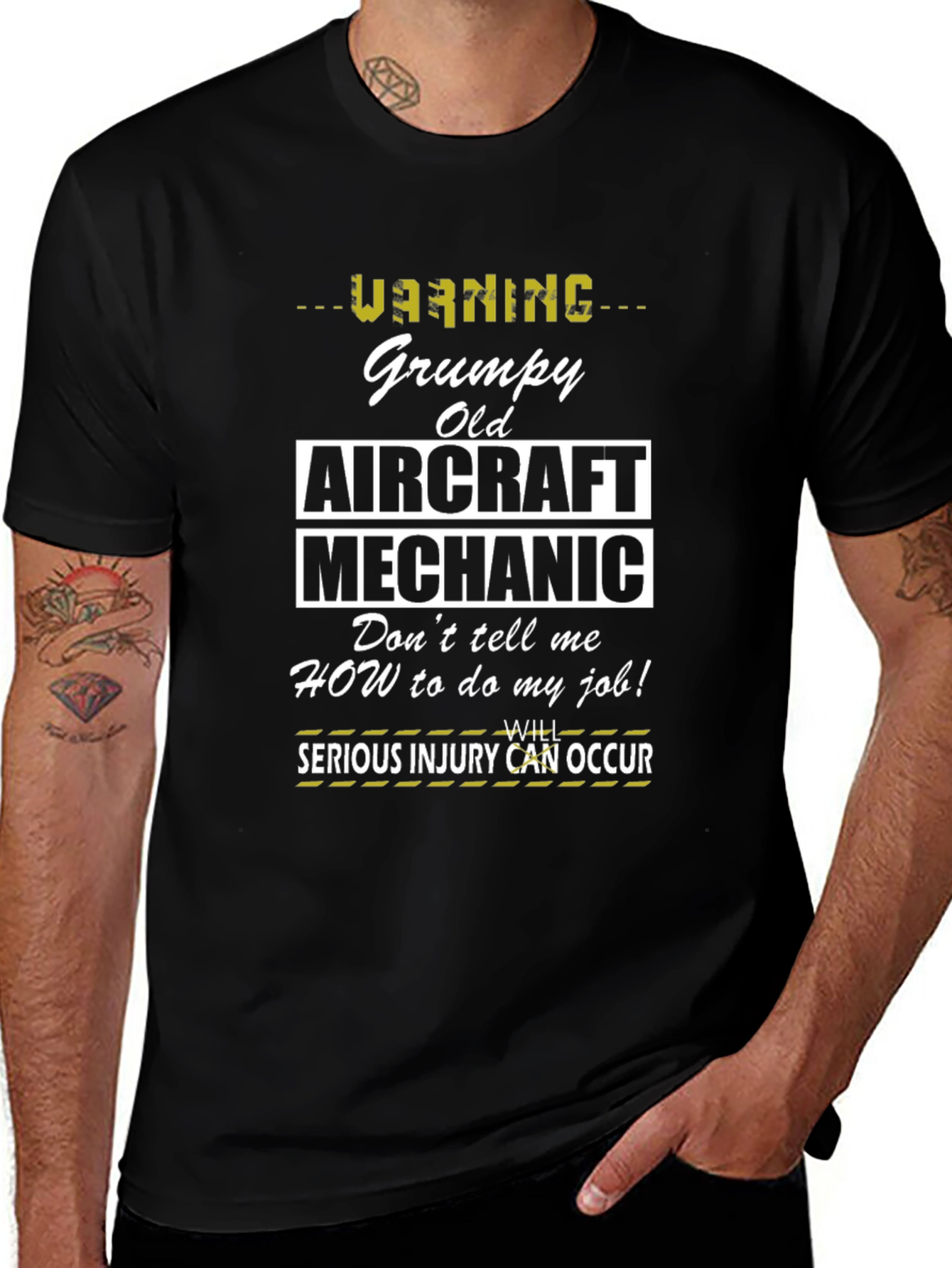 Grumpy Old Aircraft Mechanic T-Shirt