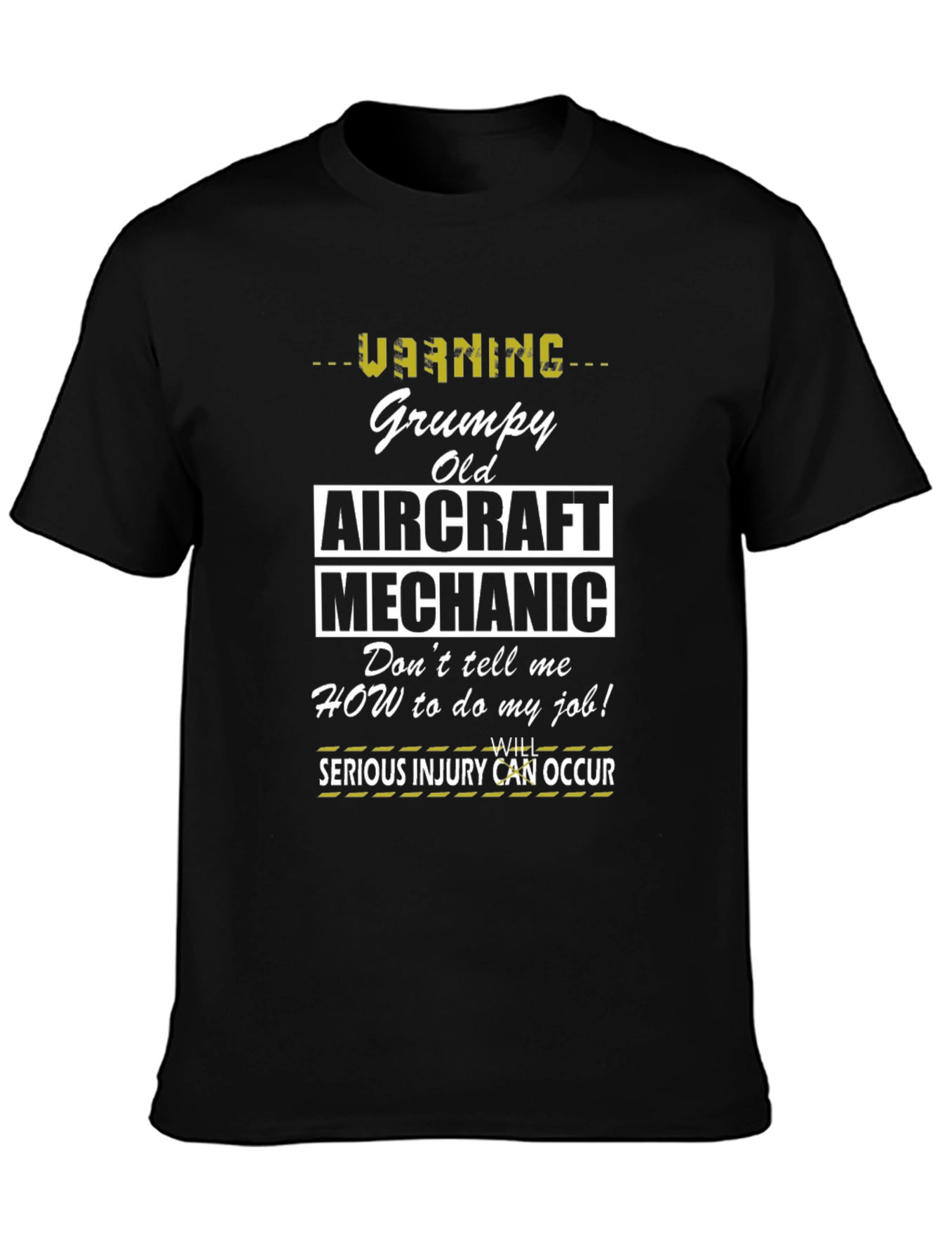 Grumpy Old Aircraft Mechanic T-Shirt