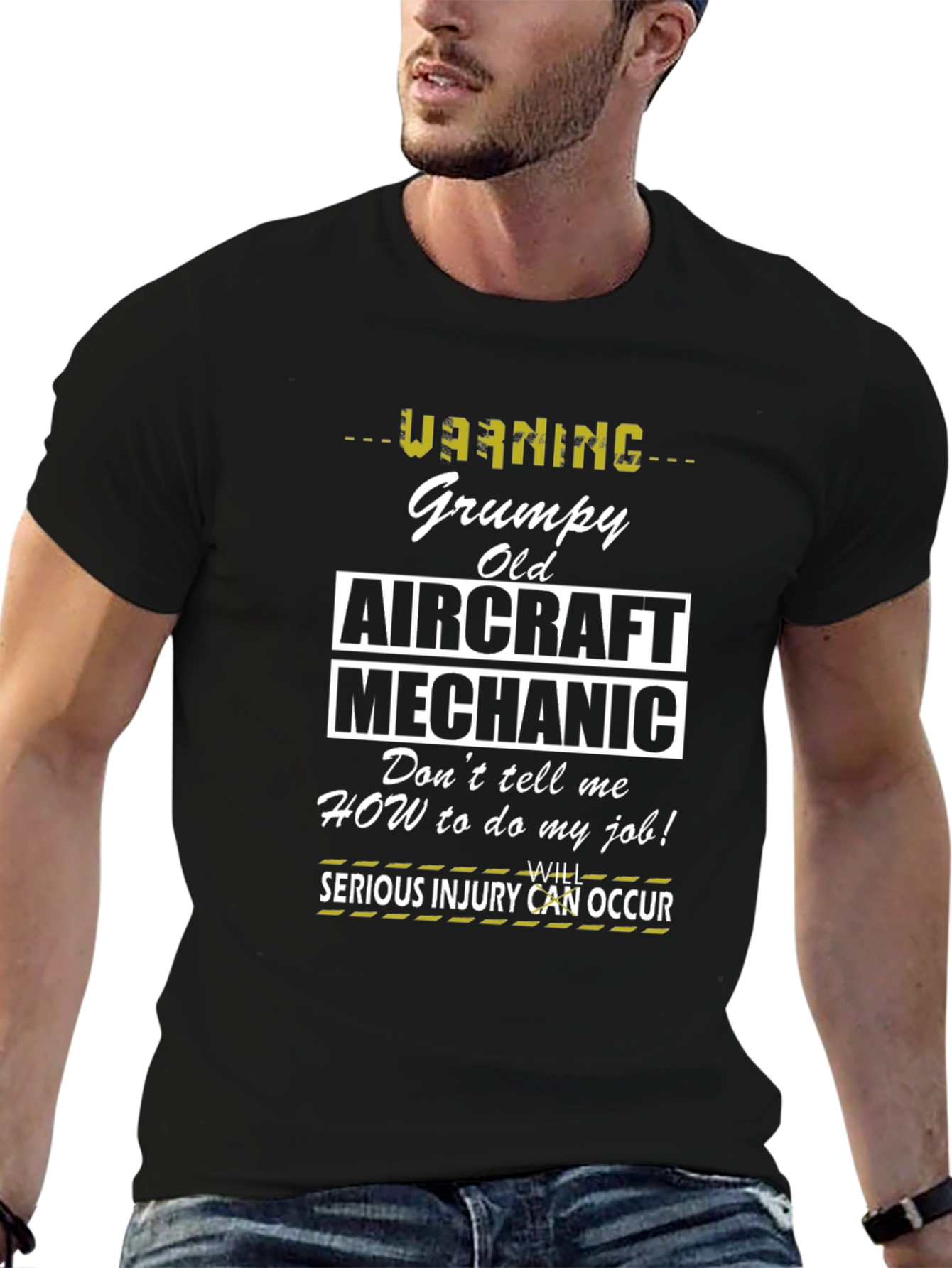 Grumpy Old Aircraft Mechanic T-Shirt