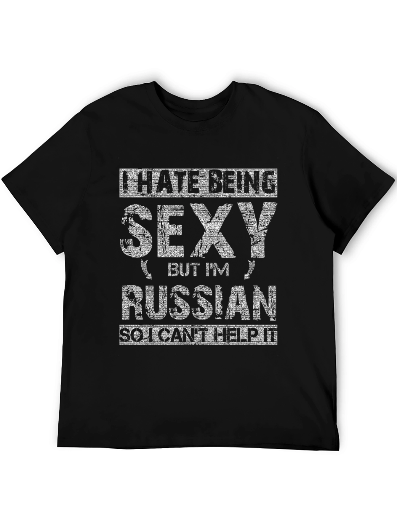 Funny Russian Sexy Humor Graphic Tee T-Shirt