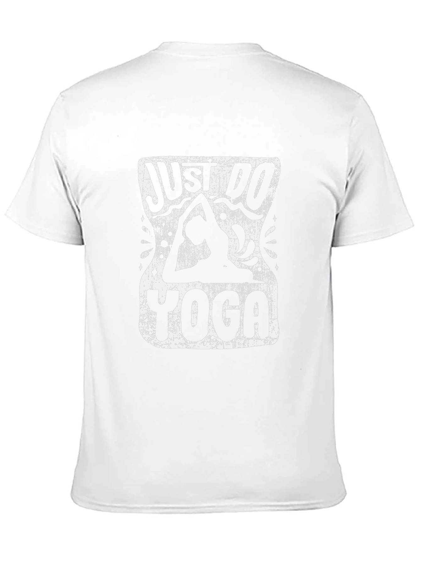 Just Do Yoga Graphic Tee - Black Cotton T-Shirt