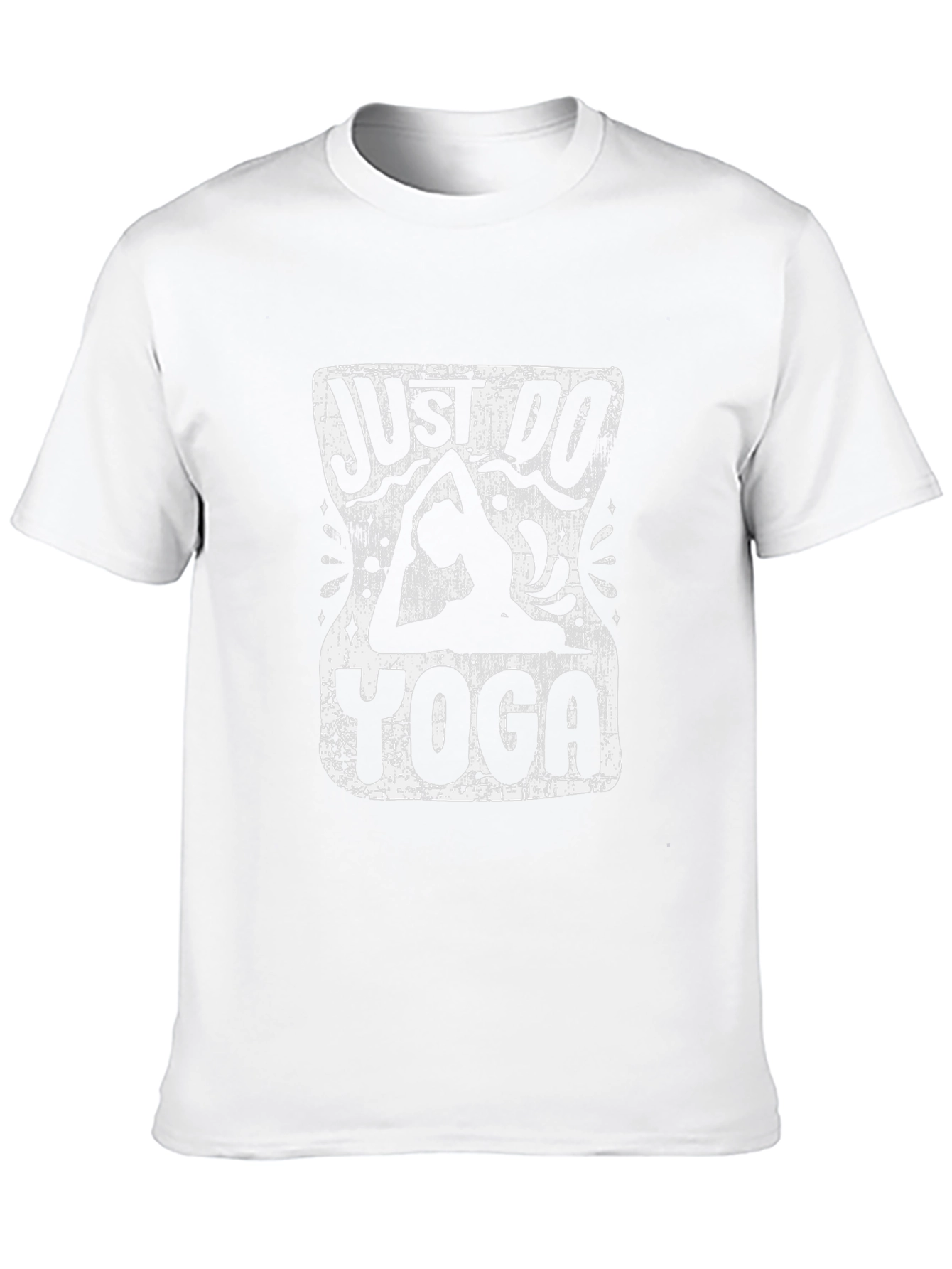 Just Do Yoga Graphic Tee - Black Cotton T-Shirt