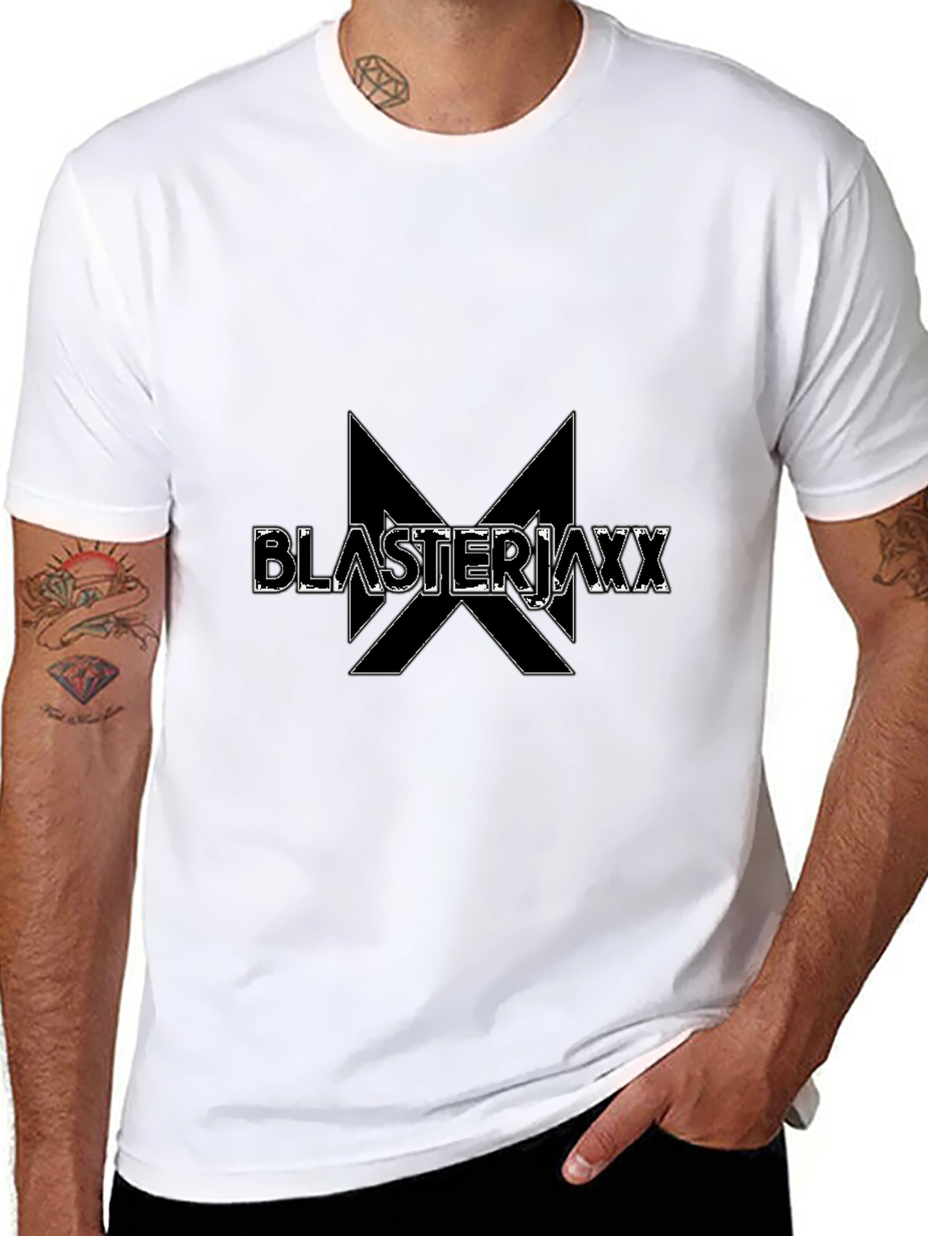 Blasterjaxx Black Graphic Tee
