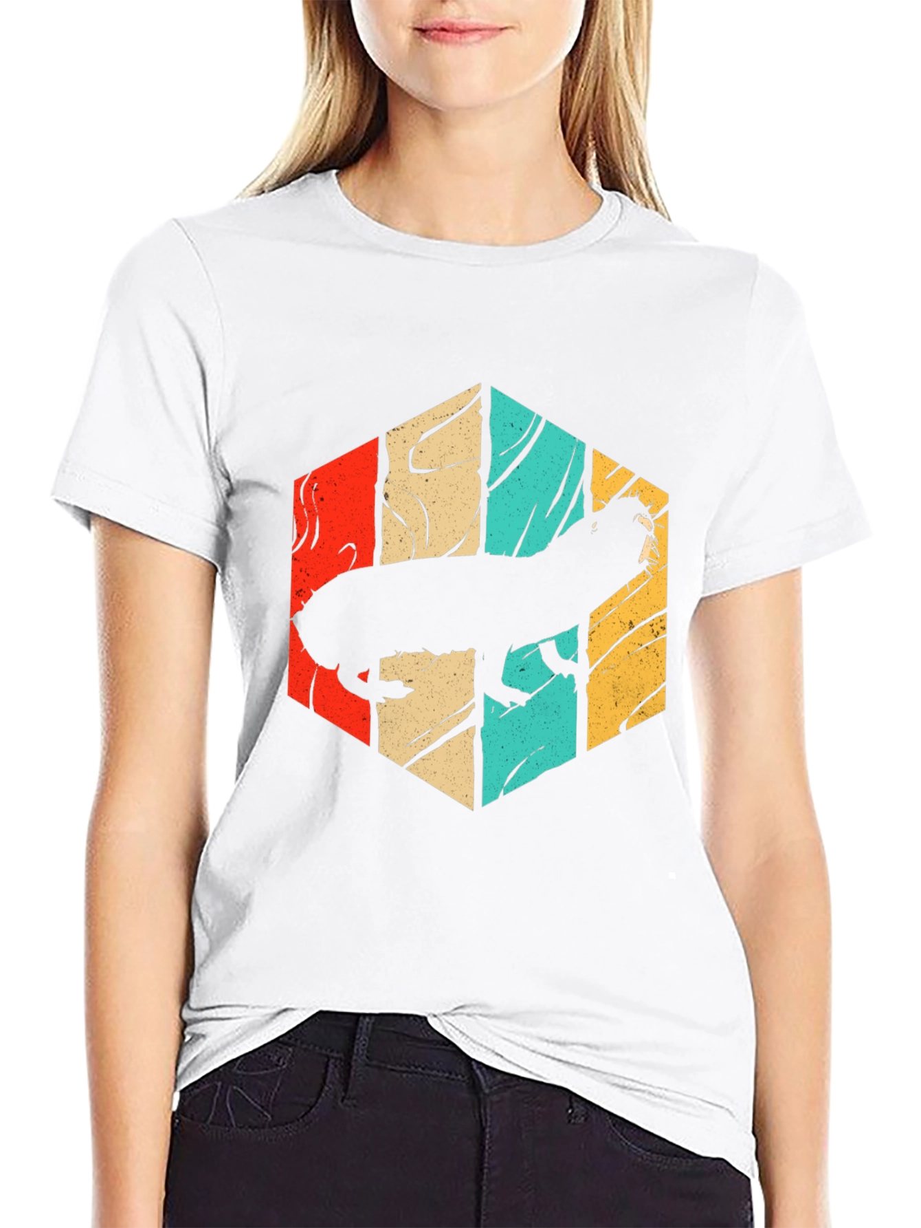 Retro Llama Silhouette Tee