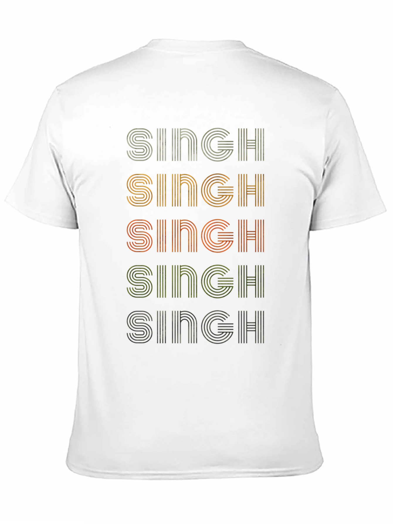 Retro Singh Graphic Tee - Black