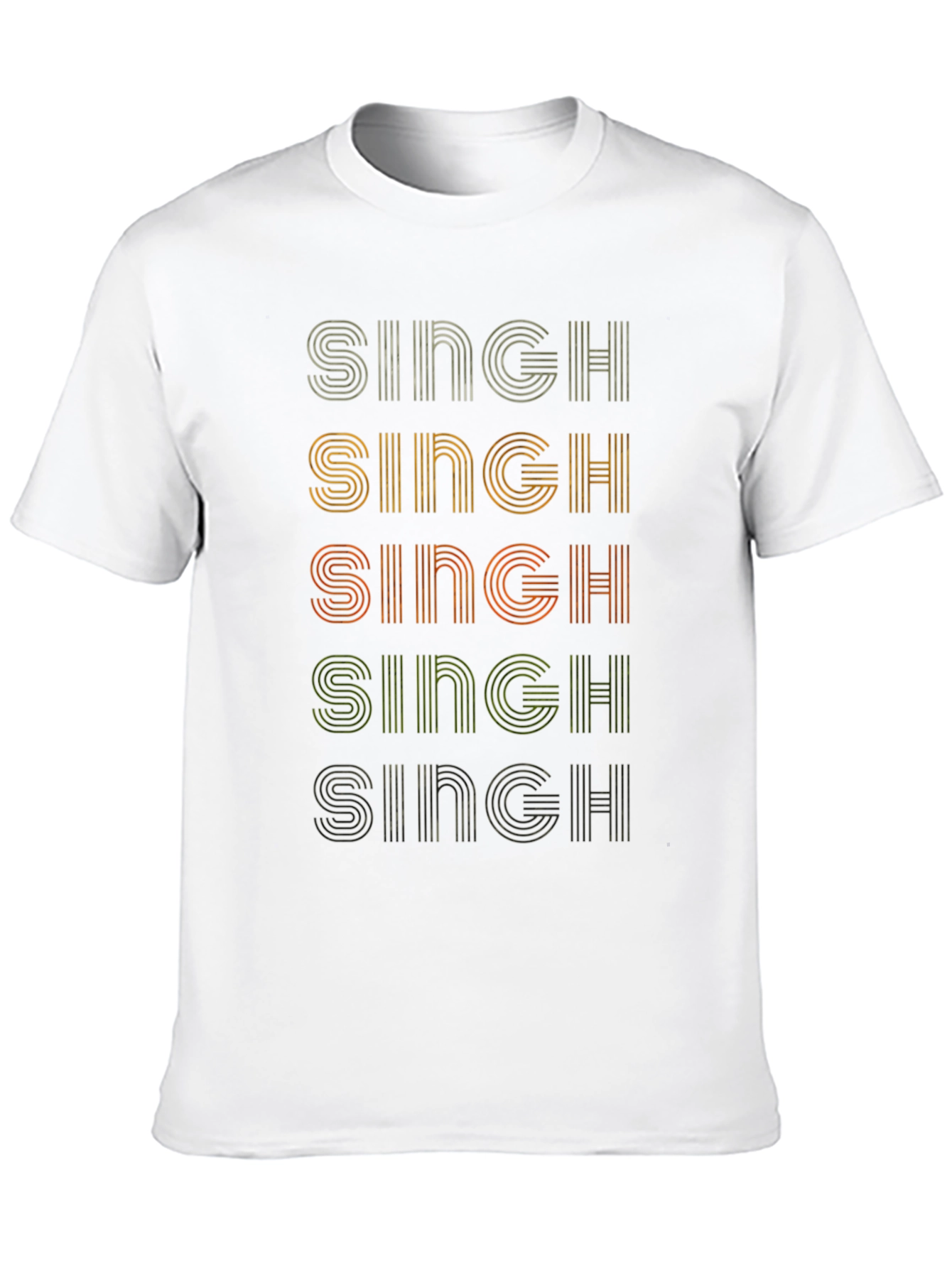 Retro Singh Graphic Tee - Black