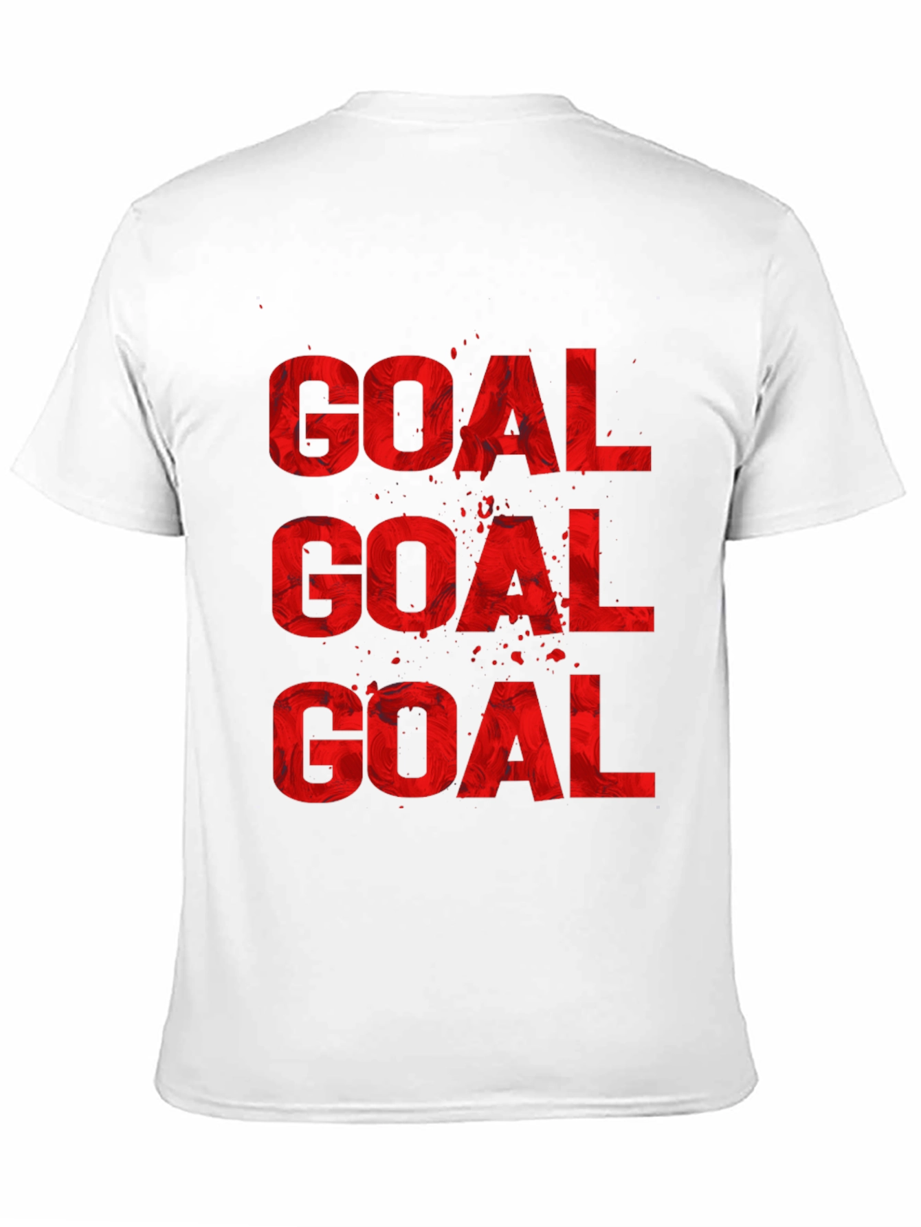 Goal Graphic Print Crew Neck T-Shirt